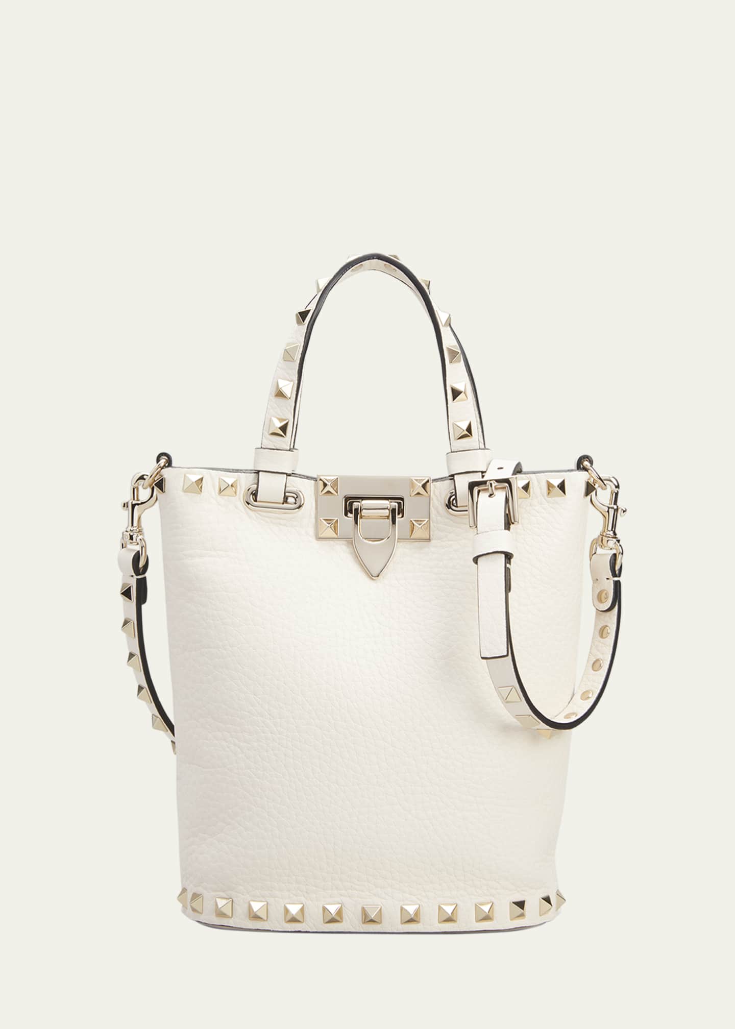 White valentino rockstud bag hot sale