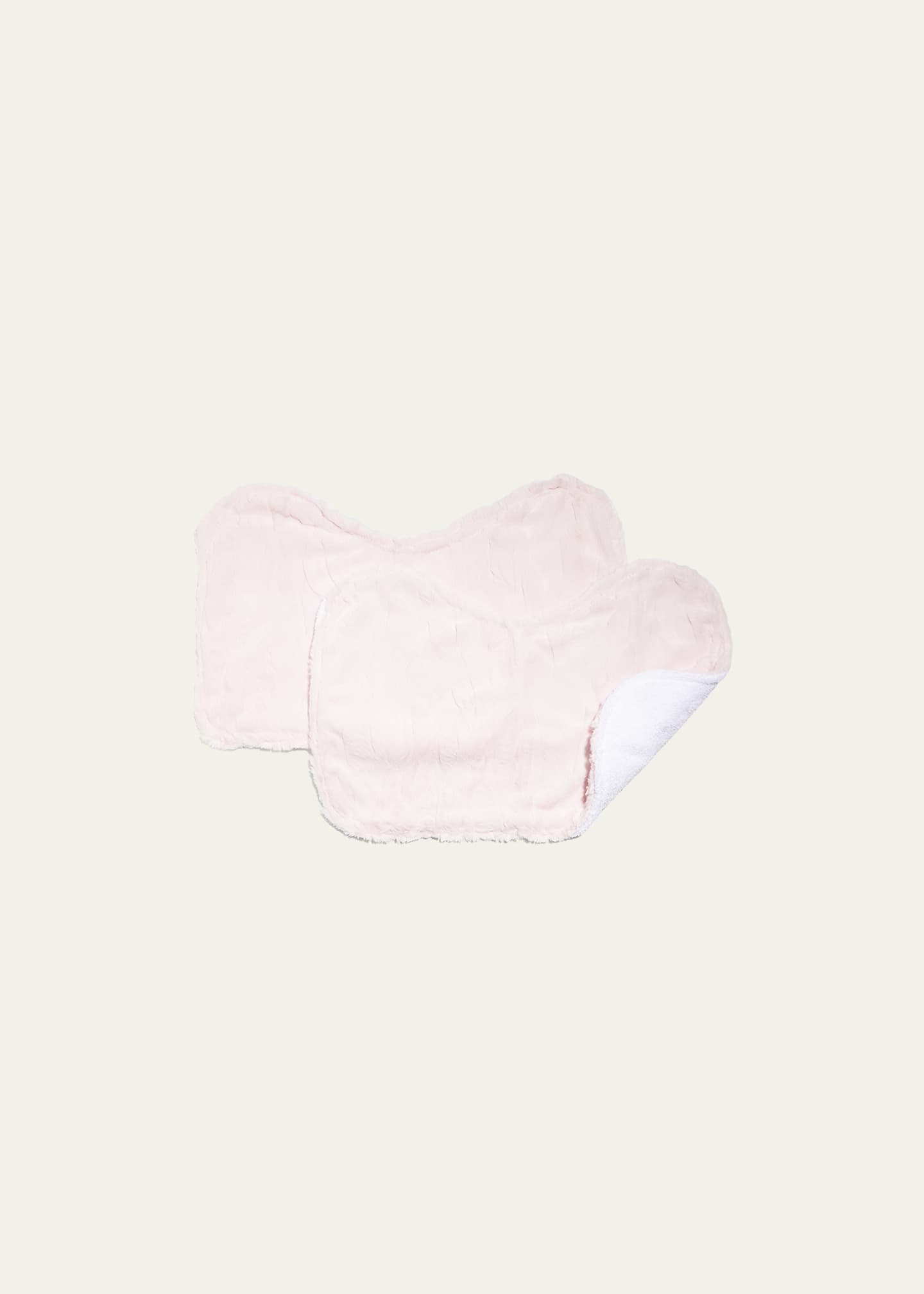 Little Scoops Girl's Solid Plush Burp Cloth Image 2 of 3