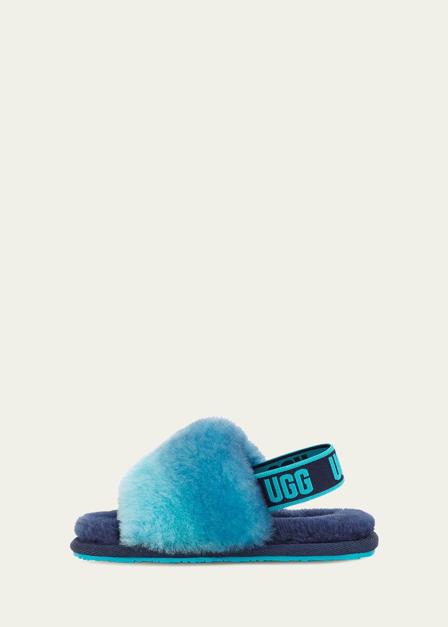 Baby blue fluff yeah cheap slides