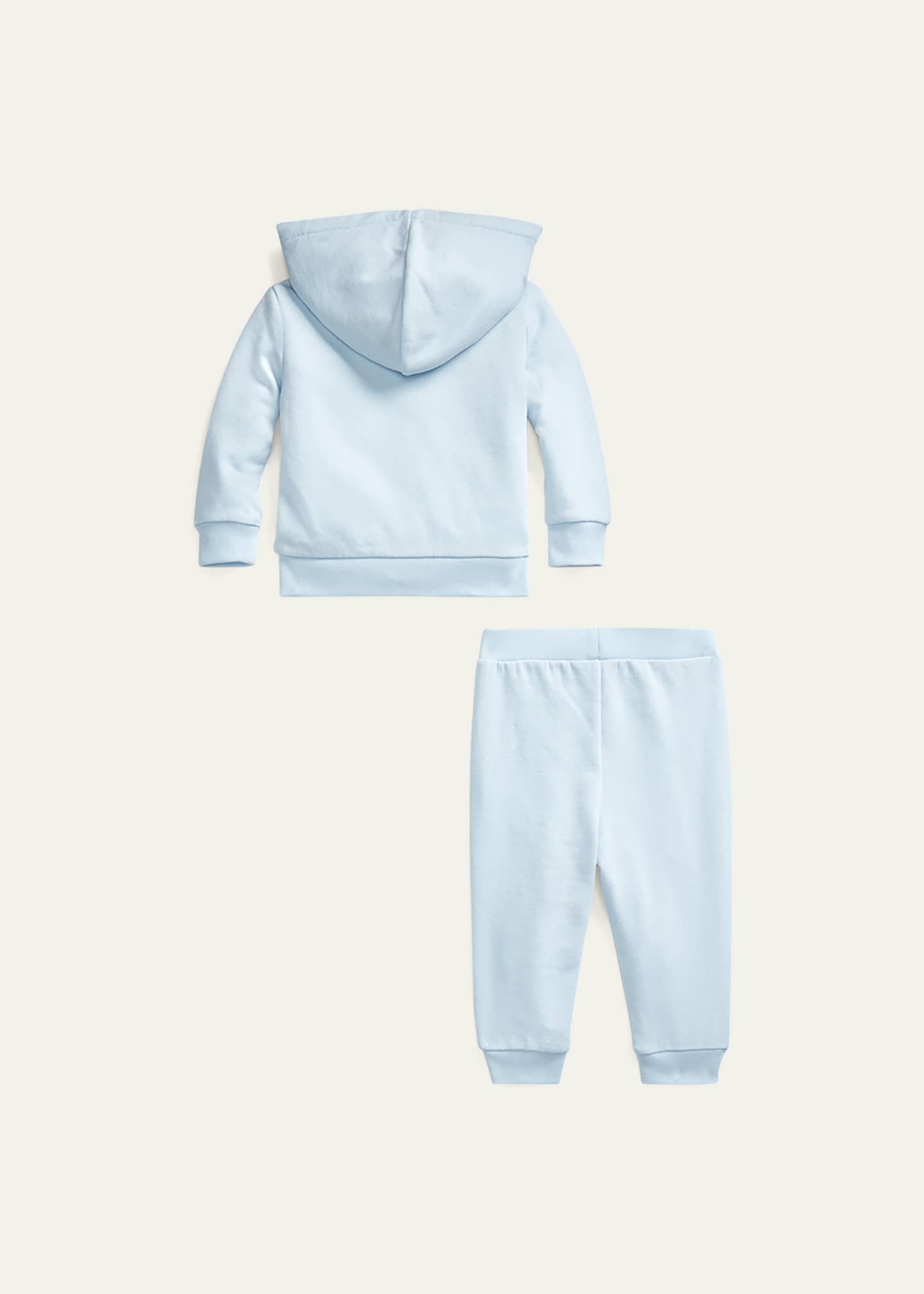Ralph Lauren Childrenswear Boy's Atlantic Terry Fleece Jogger Set, Sizes 3M-24M Image 2 of 2