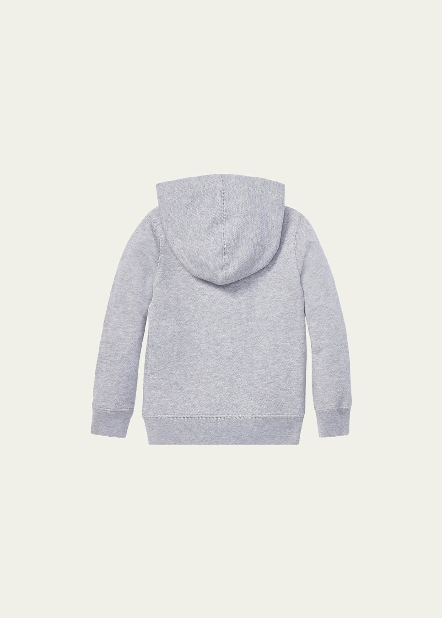 Ralph Lauren Childrenswear Girl's Drapey Terry Zip Hoodie, Size 2-6X Image 2 of 3