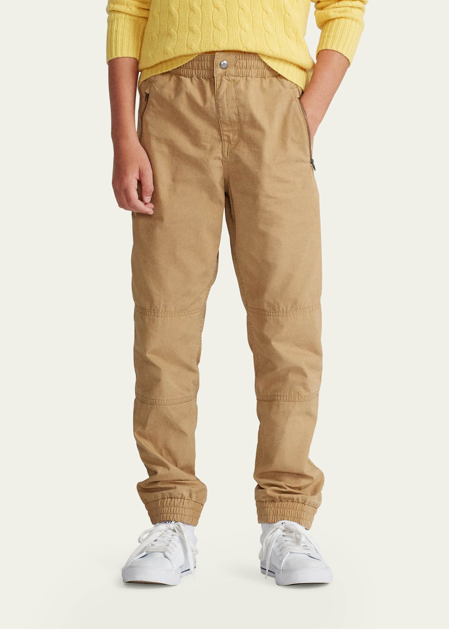 Boys khaki jogger pants 2025