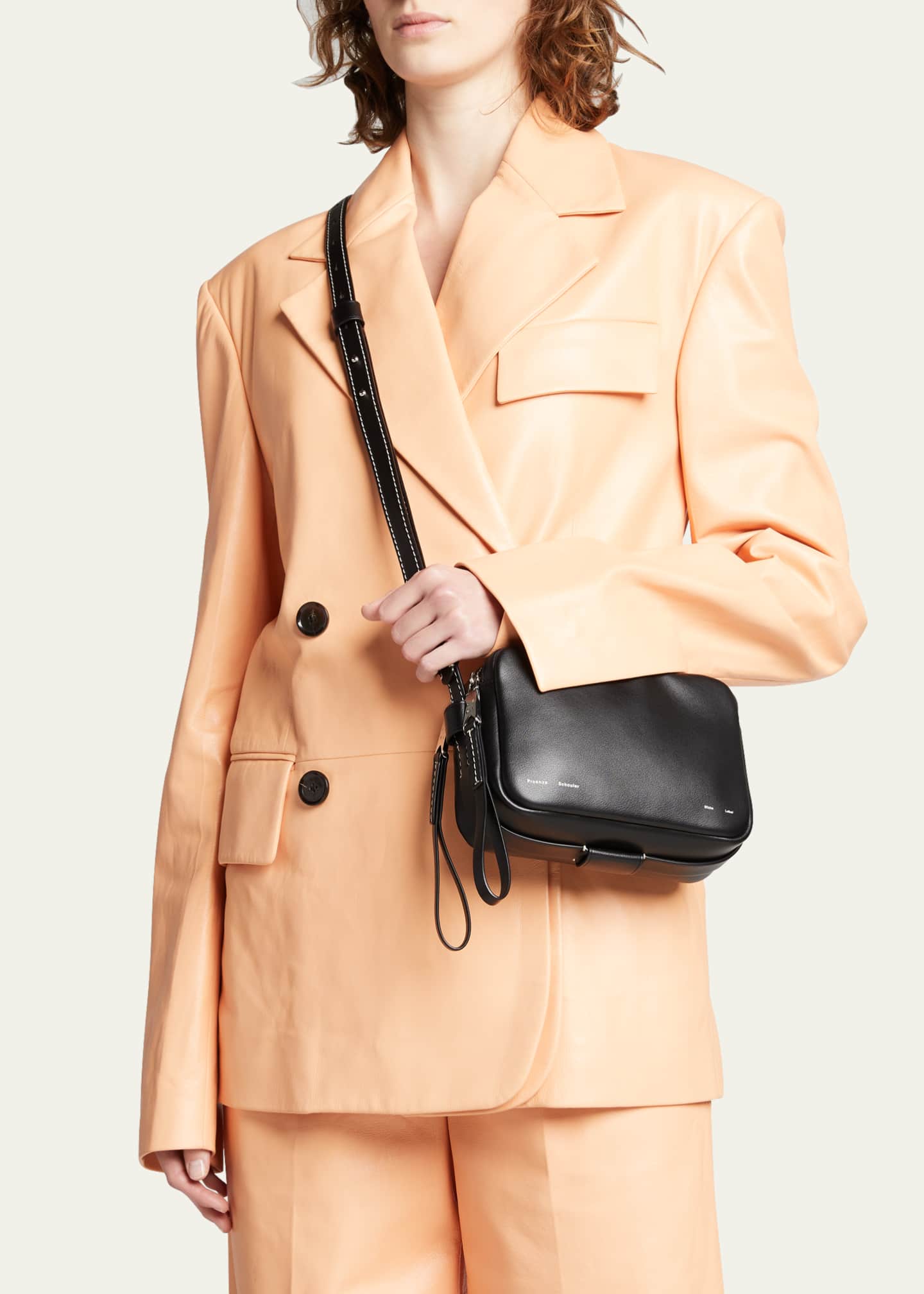 Proenza Schouler White Label Watts Leather Camera Shoulder Bag