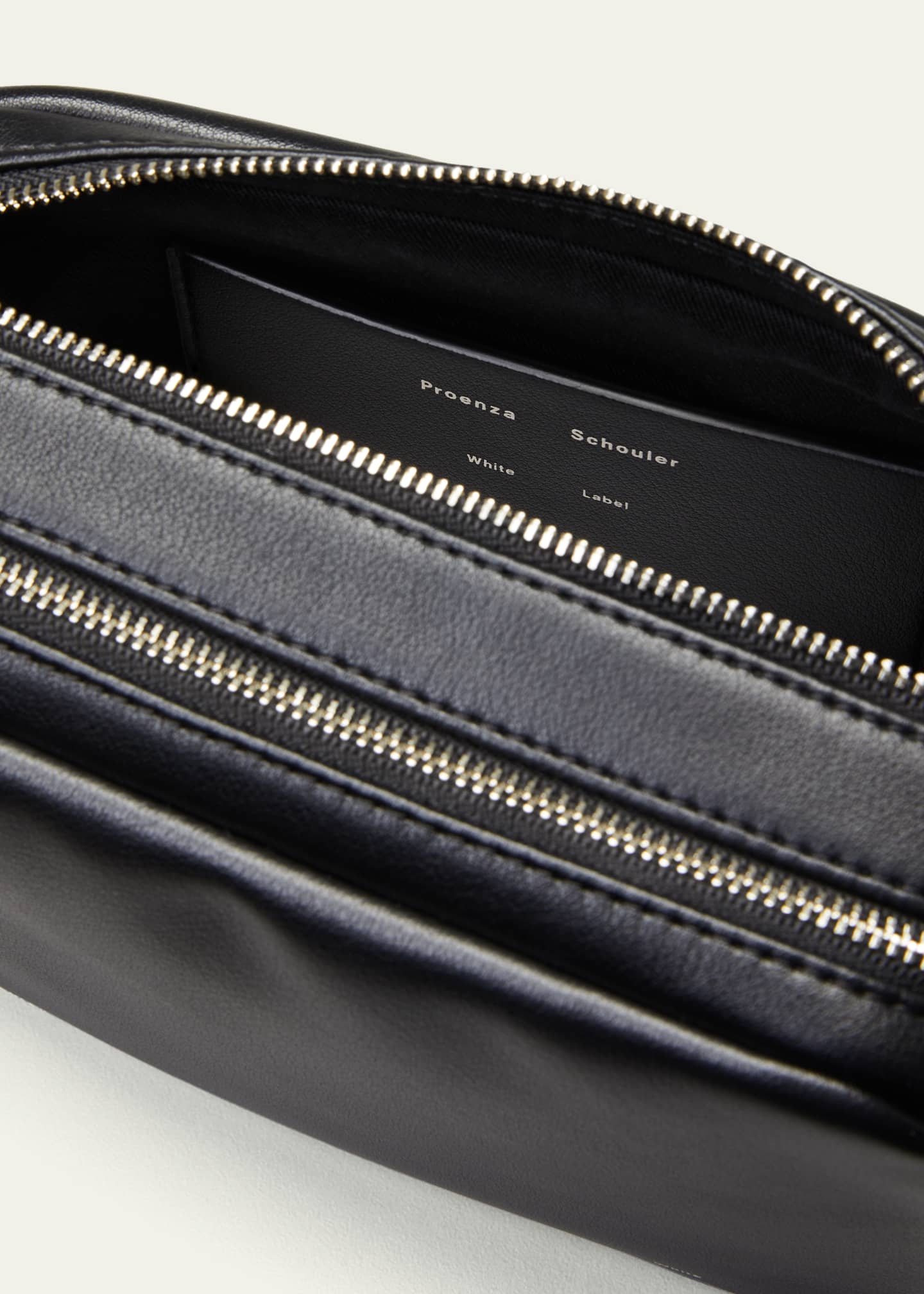 Proenza Schouler White Label Watts Leather Camera Shoulder Bag Black