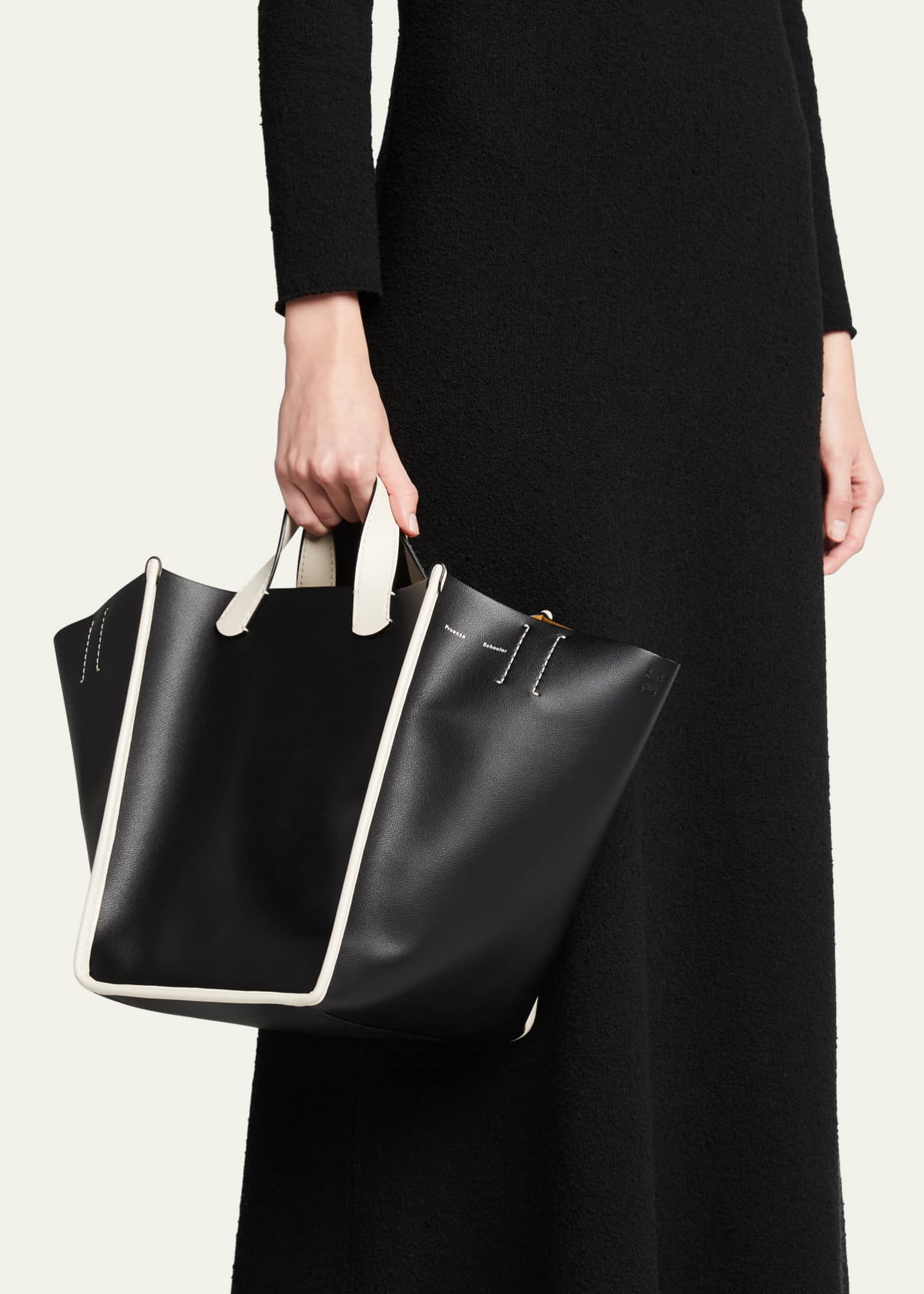 Proenza Schouler White Label Mercer Large Colorblock Leather Tote