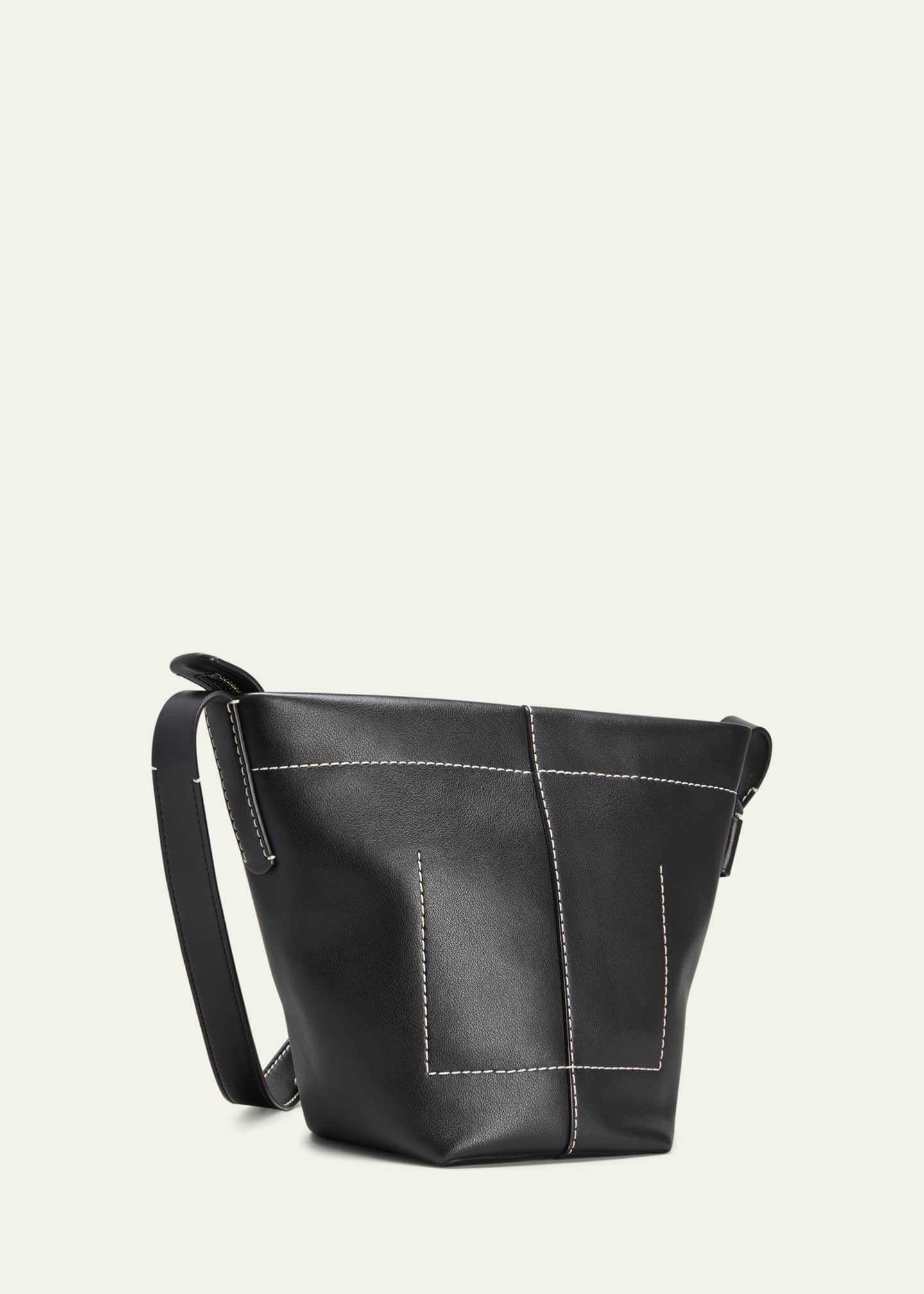 Proenza Schouler White Label Barrow Mini Leather Bucket Bag 