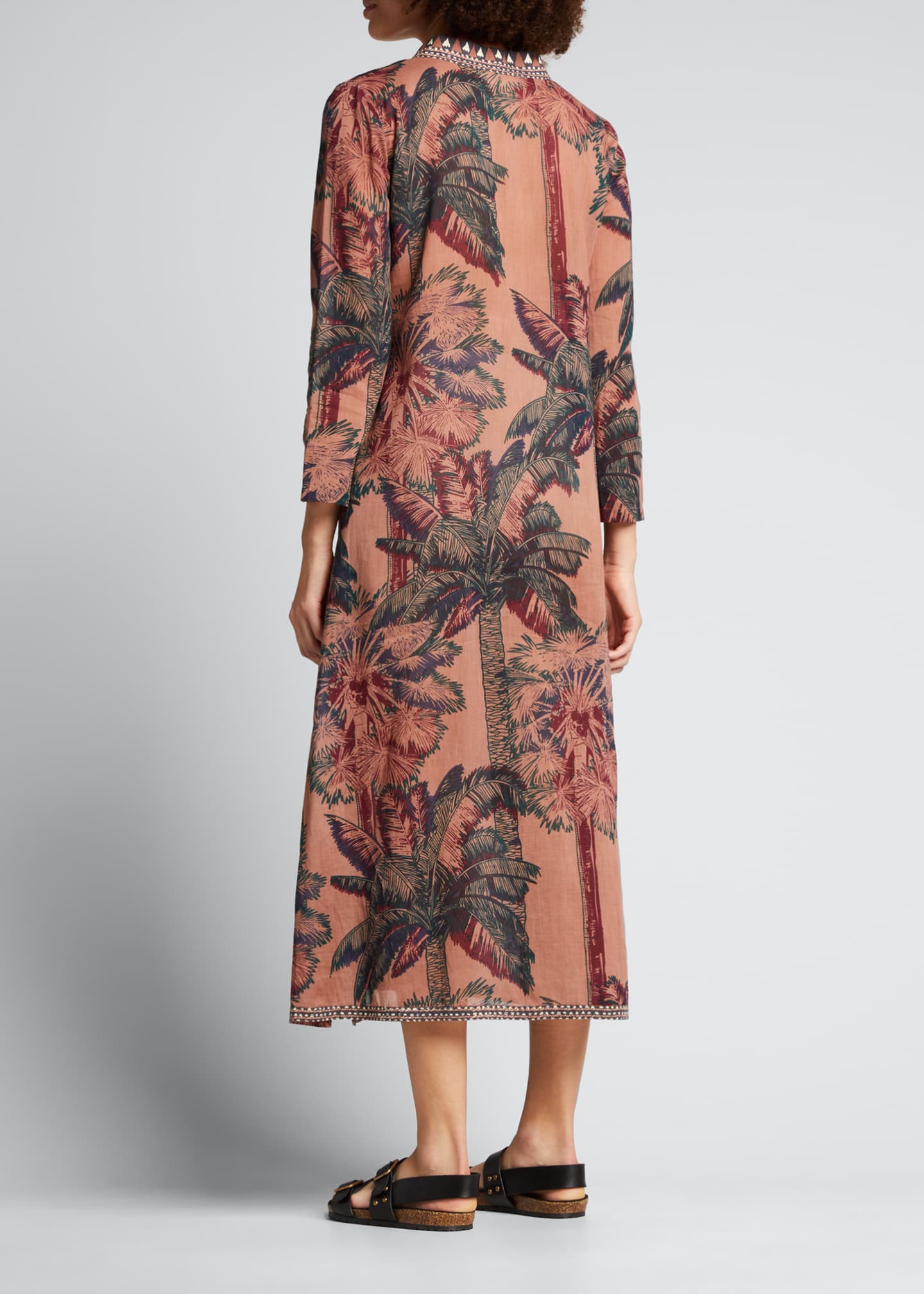 EMPORIO SIRENUSE Giada NilePrint Cotton Voile Caftan Bergdorf Goodman