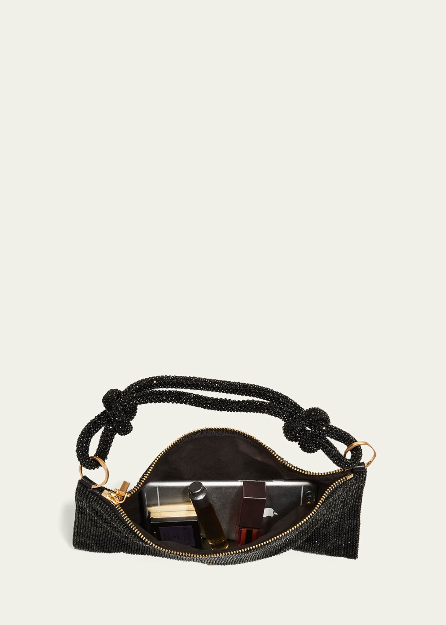Cult Gaia Hera Nano Knotted Embellished Shoulder Bag Image 6 of 6