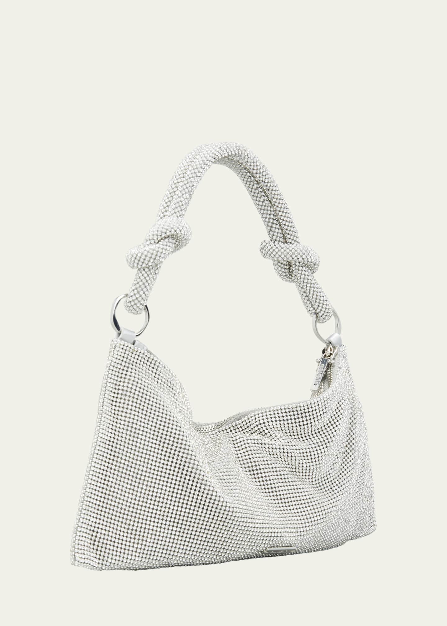 Cult Gaia Hera Nano Knotted Embellished Shoulder Bag
