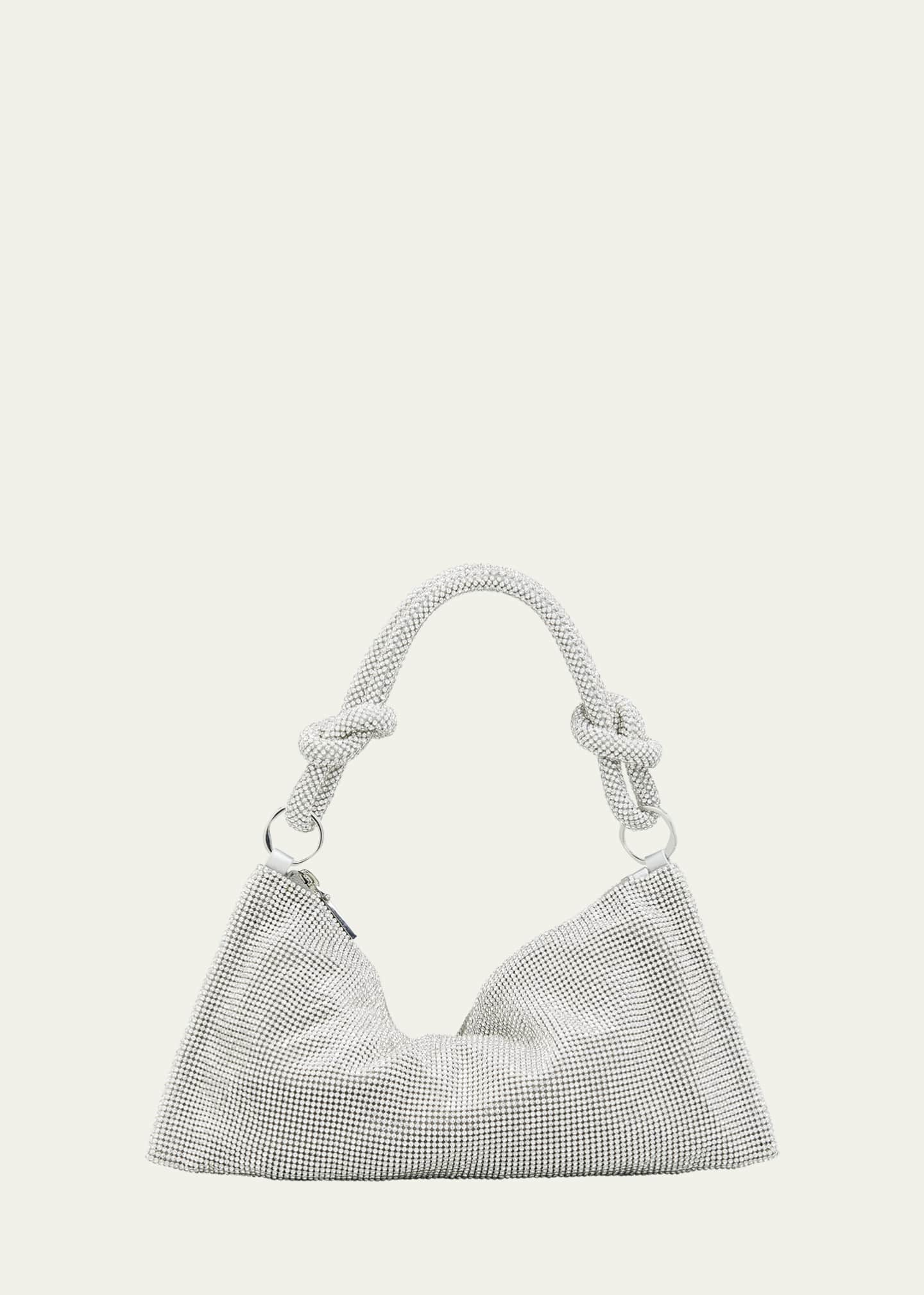 Cult Gaia Hera Nano Knotted Embellished Shoulder Bag