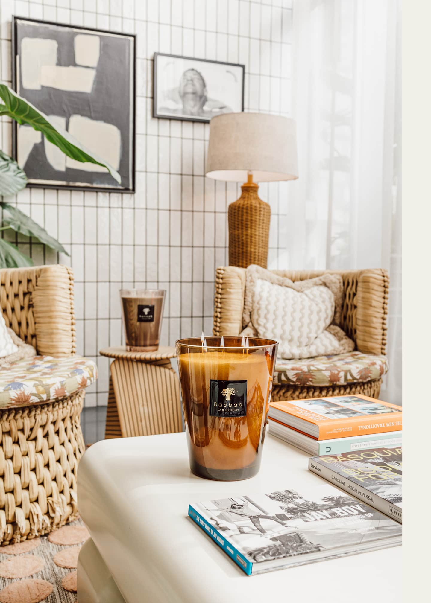 Baobab Collection Max 24 Les Prestigieuses Cuir de Russie Scented Candle Image 2 of 5