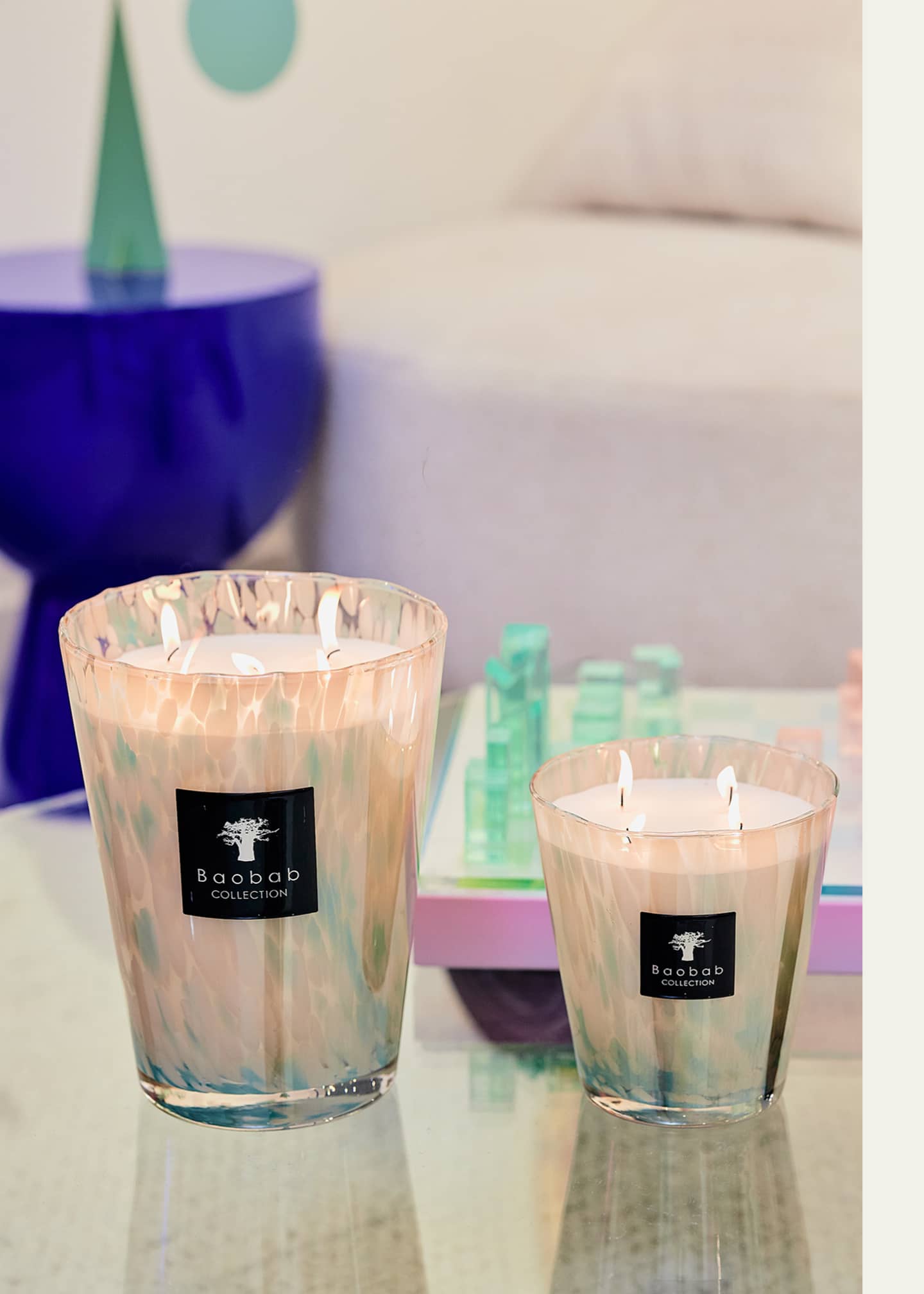 Baobab Collection Max 24 Sapphire Pearls Scented Candle Image 3 of 5