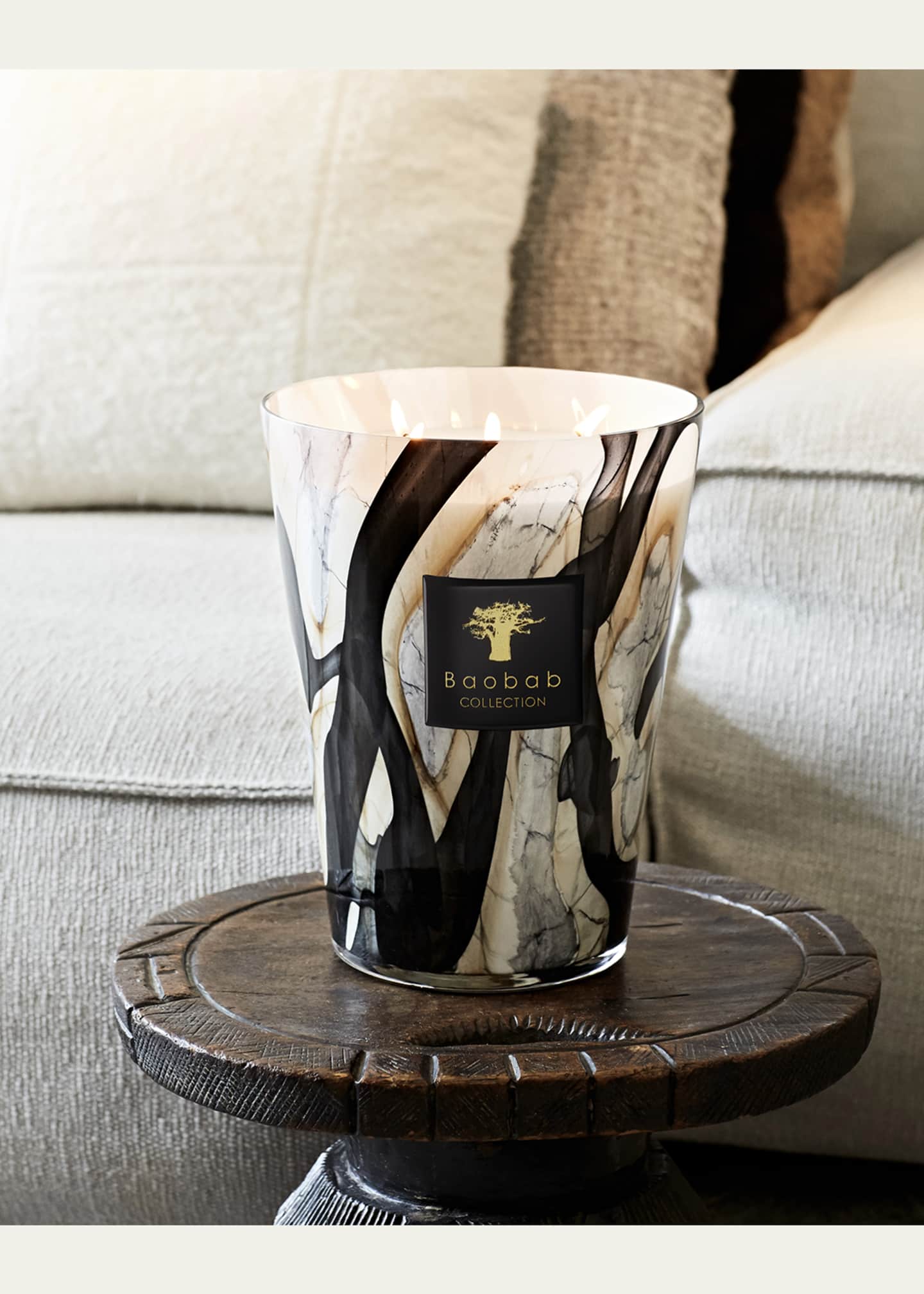 Baobab Collection Max 35 Stones Marble Scented Candle Image 2 of 4