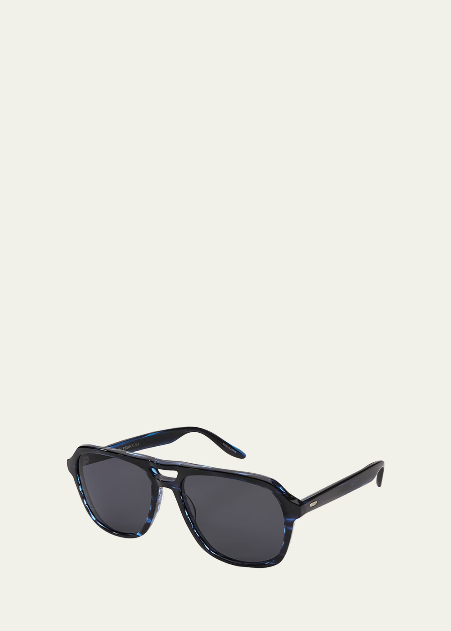 Barton Perreira Men's Modernist Polarized Sunglasses - Bergdorf Goodman