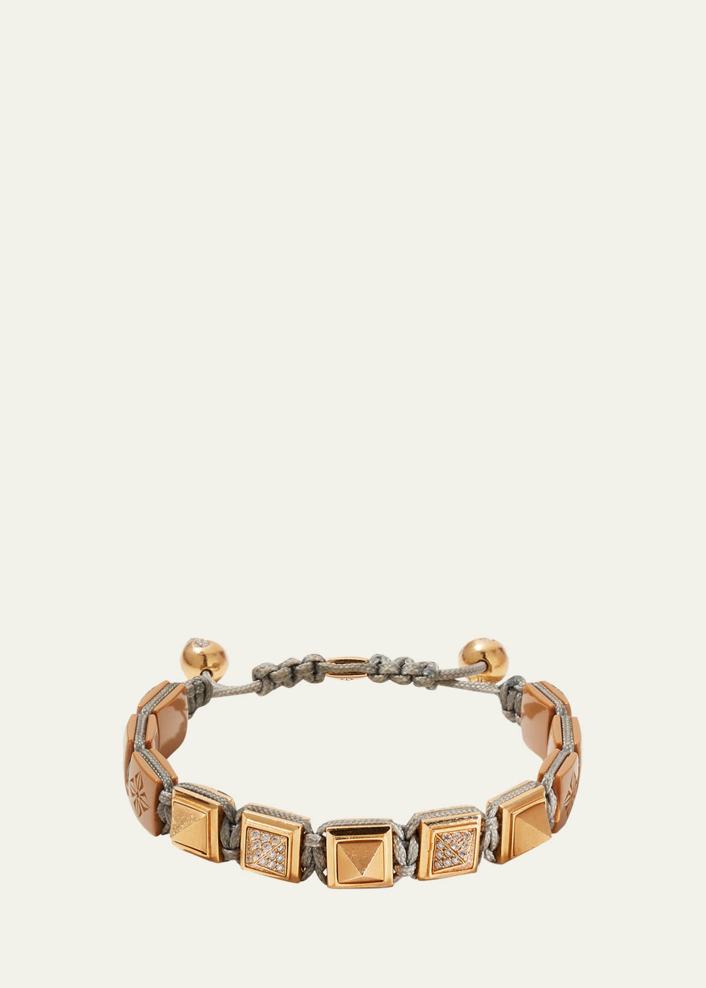 Shamballa Jewels Men s 18K Rose Gold Ceramic Bead Bracelet Men s Small Men s Jewelry Men s Bracelets