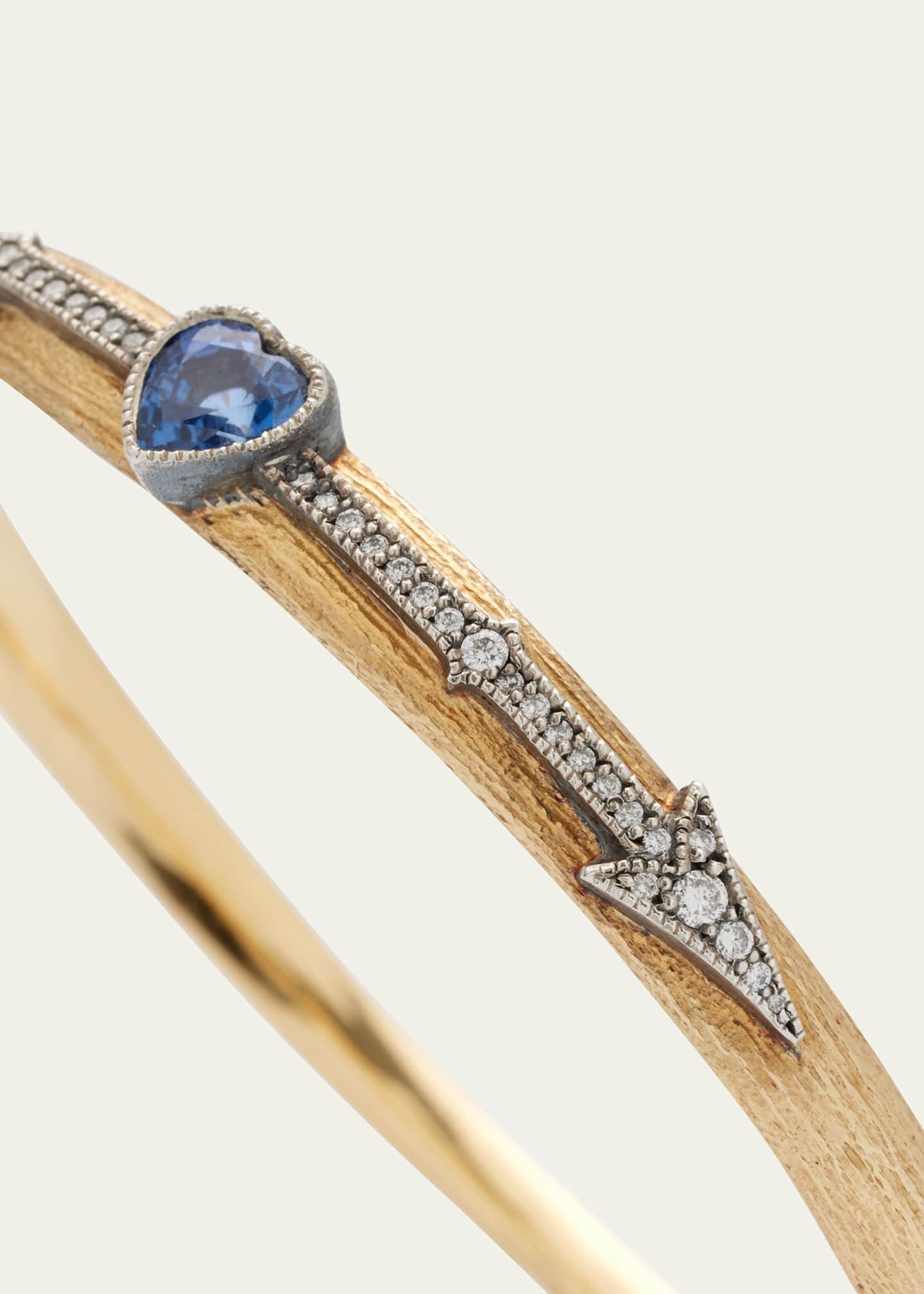 Arman Sarkisyan Cupids Arrow Bracelet with Diamonds and Blue Sapphire Image 3 of 4