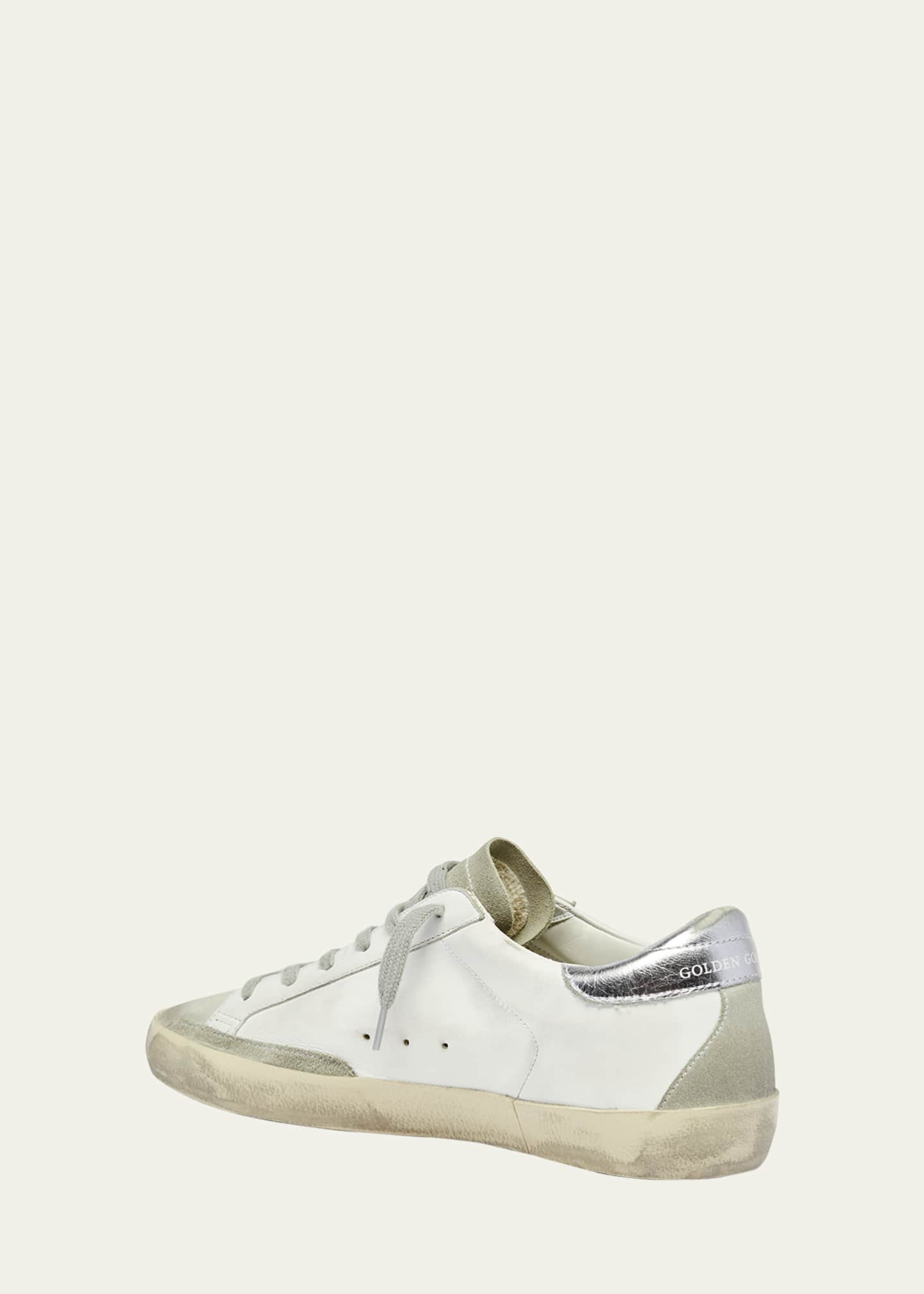 Golden Goose Superstar Mixed Leather Low-Top Sneakers Image 4 of 5