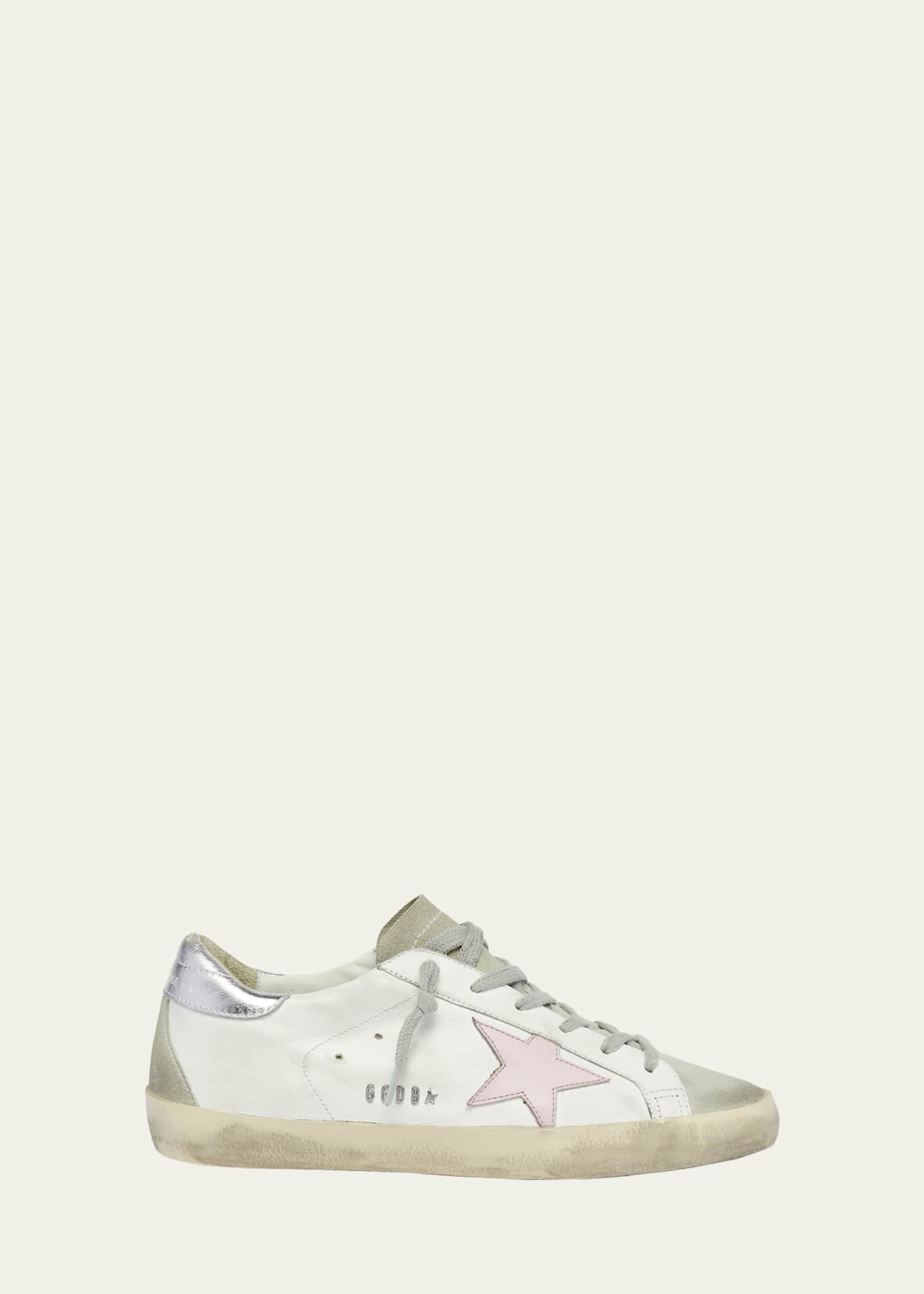 Golden Goose Superstar Mixed Leather Low-Top Sneakers Image 1 of 5