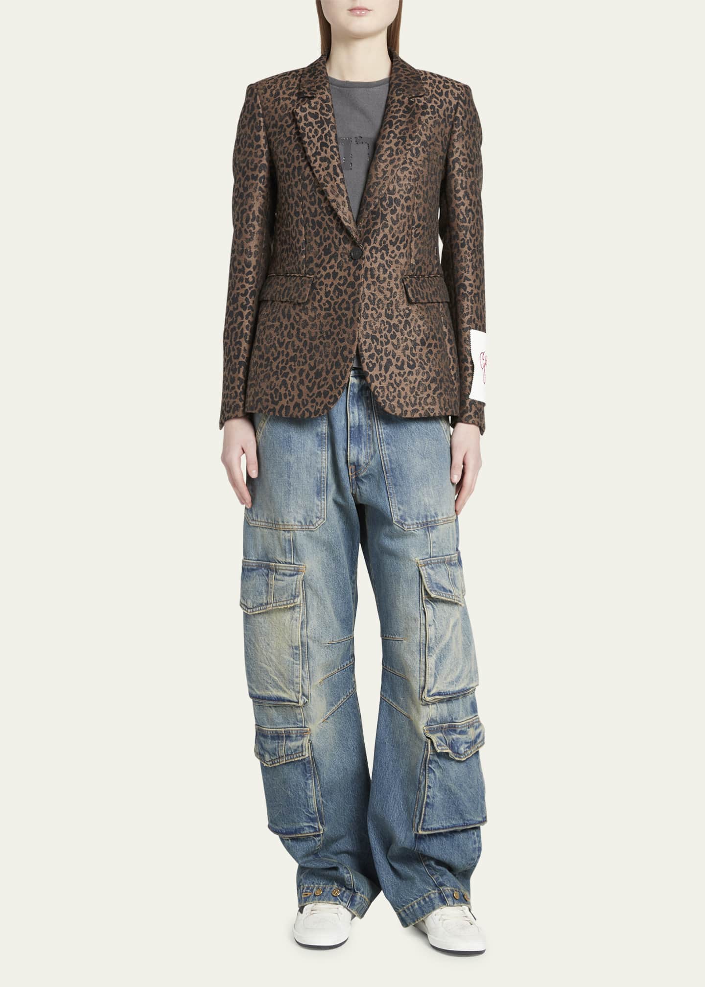 ジャケット GOLDEN GOOSE BLAZERS Beige Blazer with striped pattern Golden Goose - Vitkac AS