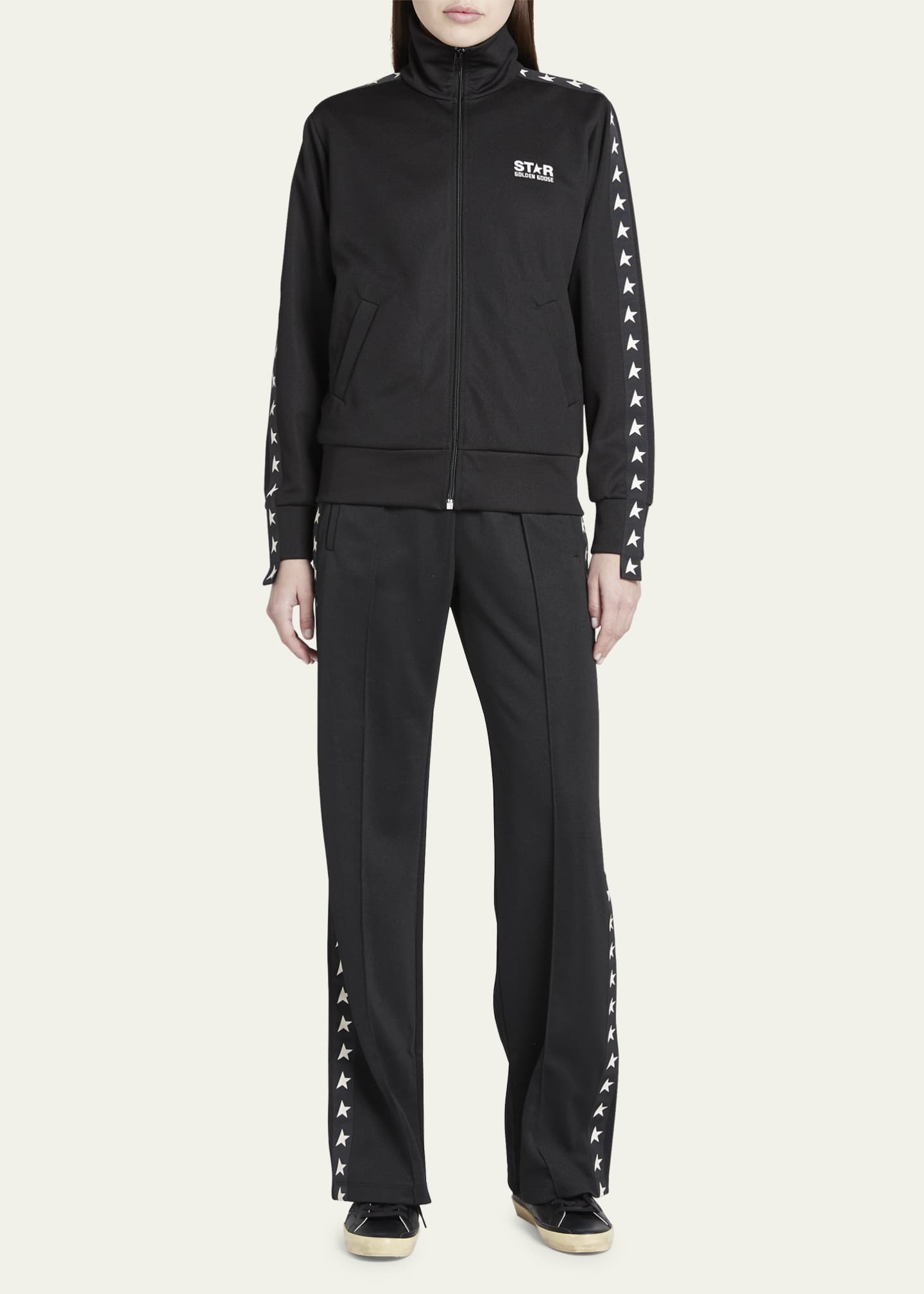 Golden Goose Star Collection Wide-Leg Track Pants Image 2 of 5