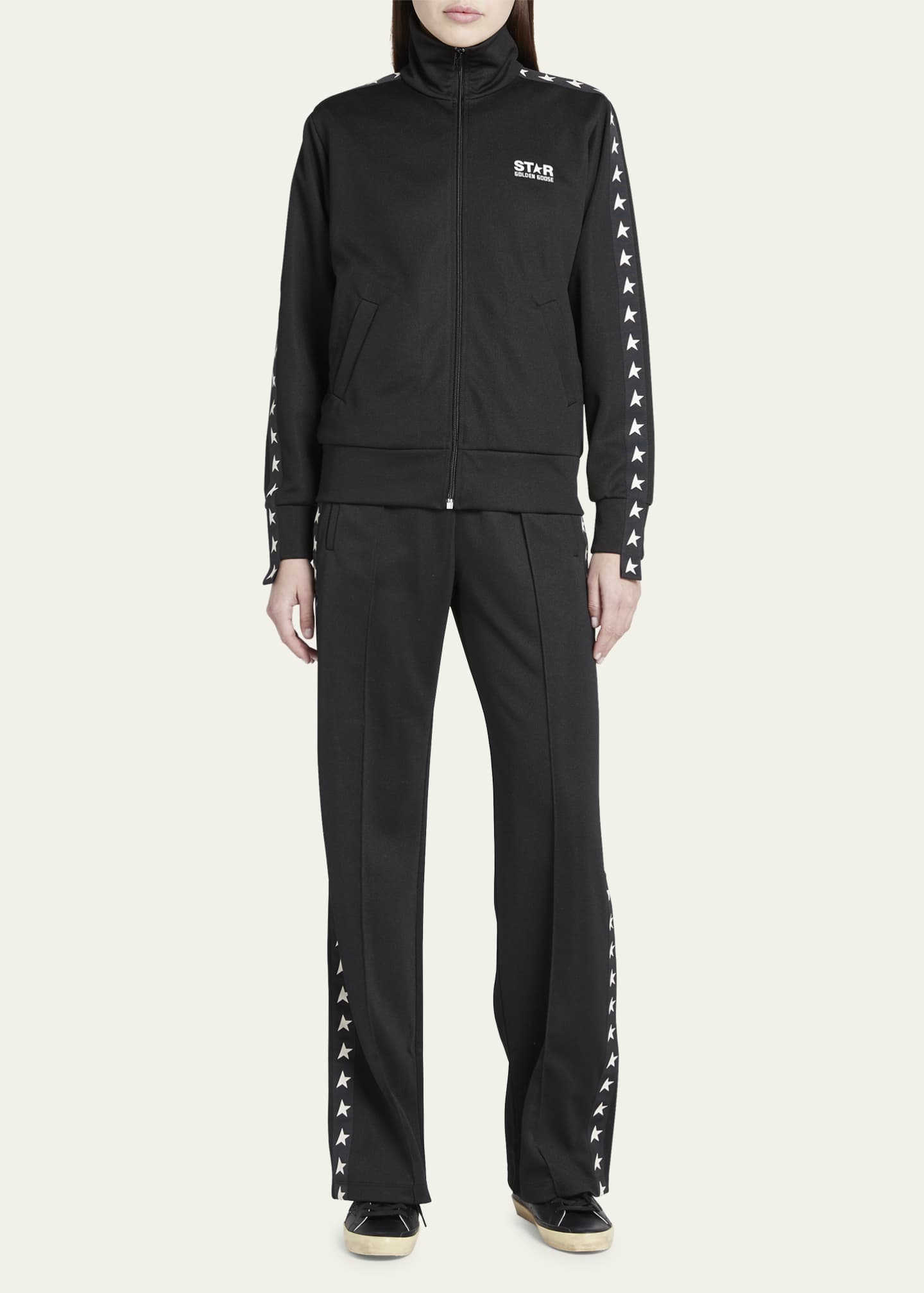 Golden Goose Star Collection Wide-Leg Track Pants - Bergdorf Goodman