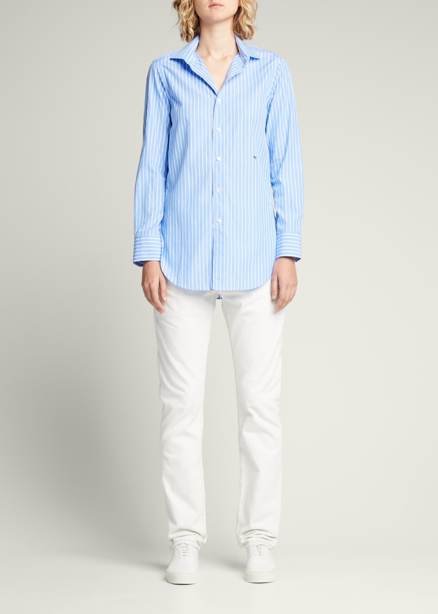 HOMMEGIRLS Classic Striped Button-Up Shirt - Bergdorf Goodman
