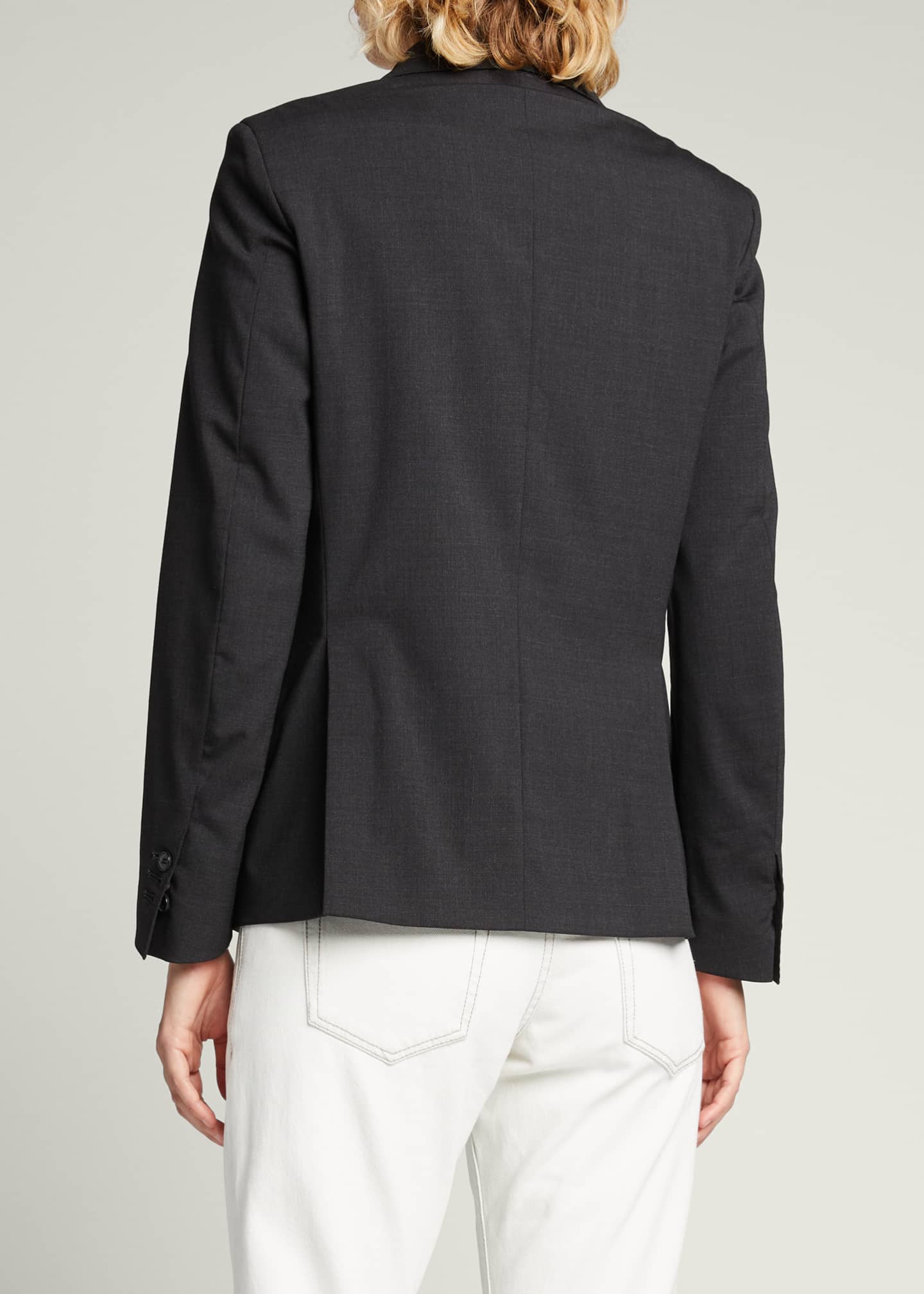 HOMMEGIRLS Double-Breasted Wool Blazer Image 3 of 5