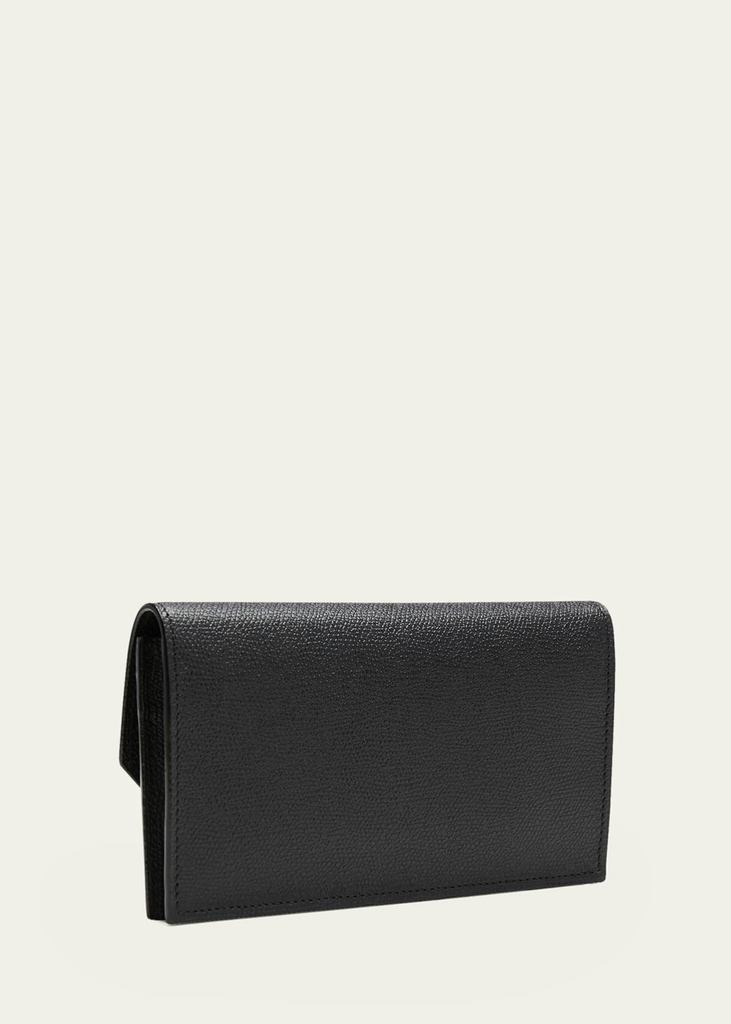 Valextra Brera Flap Leather Wallet Image 3 of 4