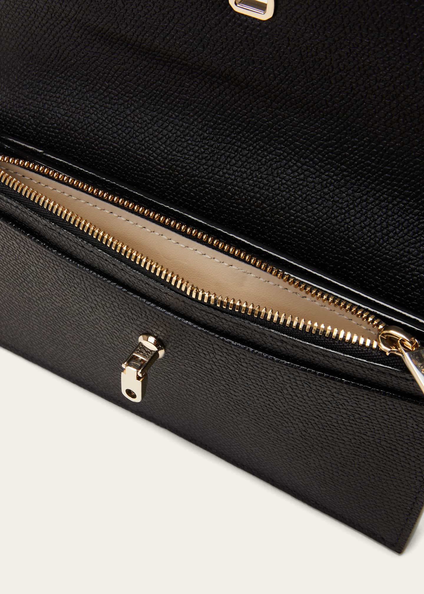 Valextra Brera Flap Leather Wallet Image 4 of 4