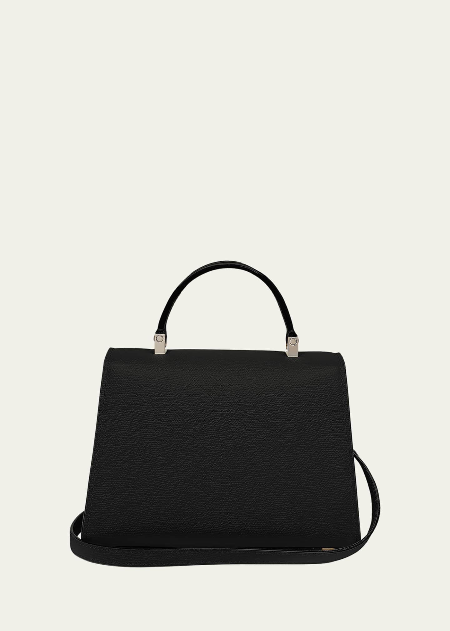 Valextra Iside XS Leather Top-Handle Bag Image 3 of 6