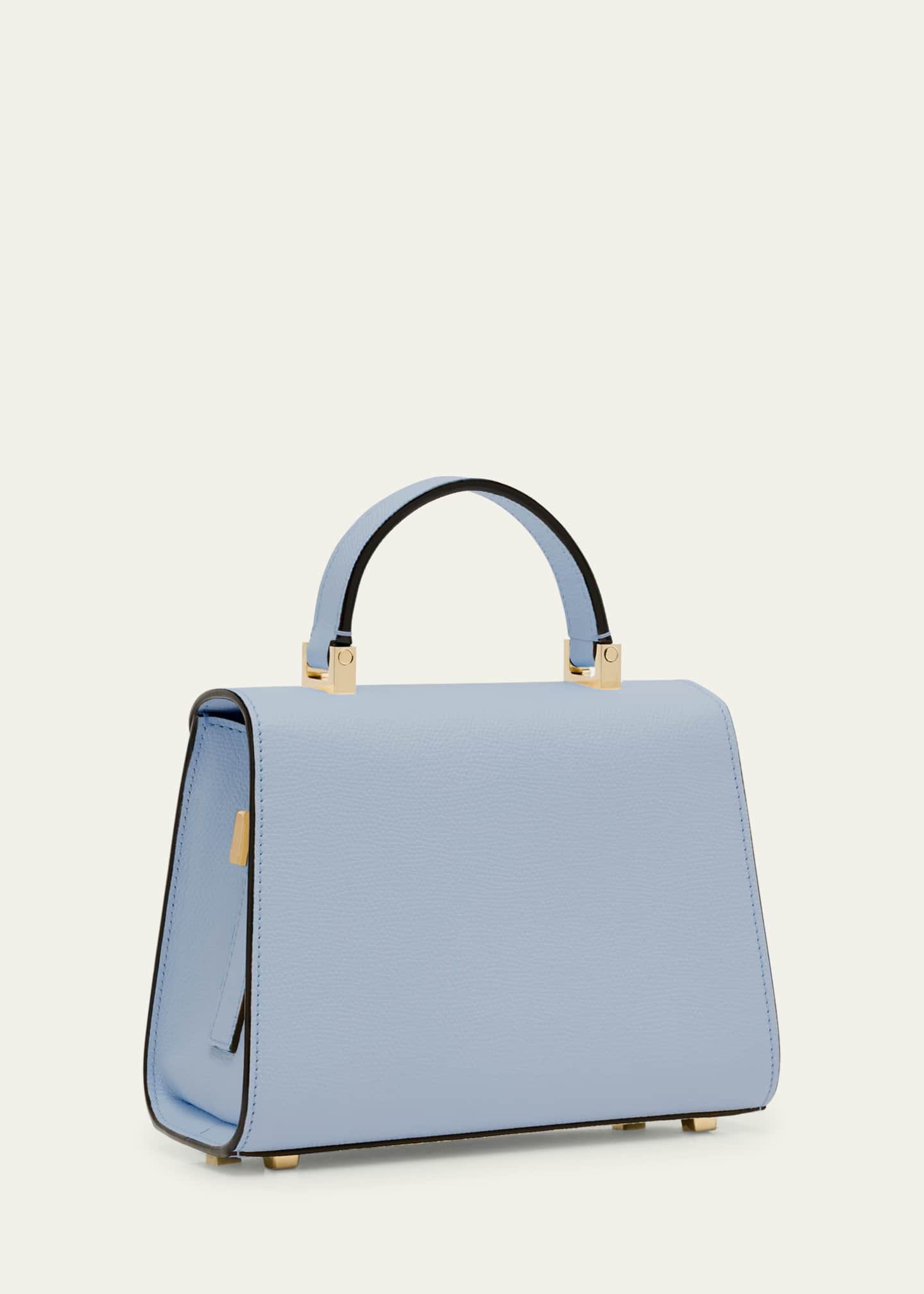 Valextra Iside XS Leather Top-Handle Bag Image 3 of 6