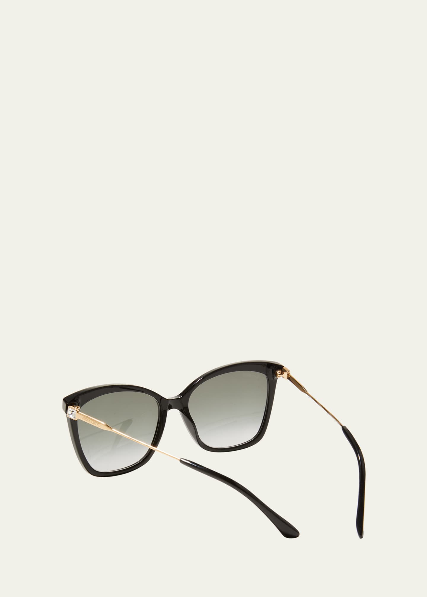 Jimmy Choo Macis Swarovski Crystal Acetate/Metal Butterfly Sunglasses