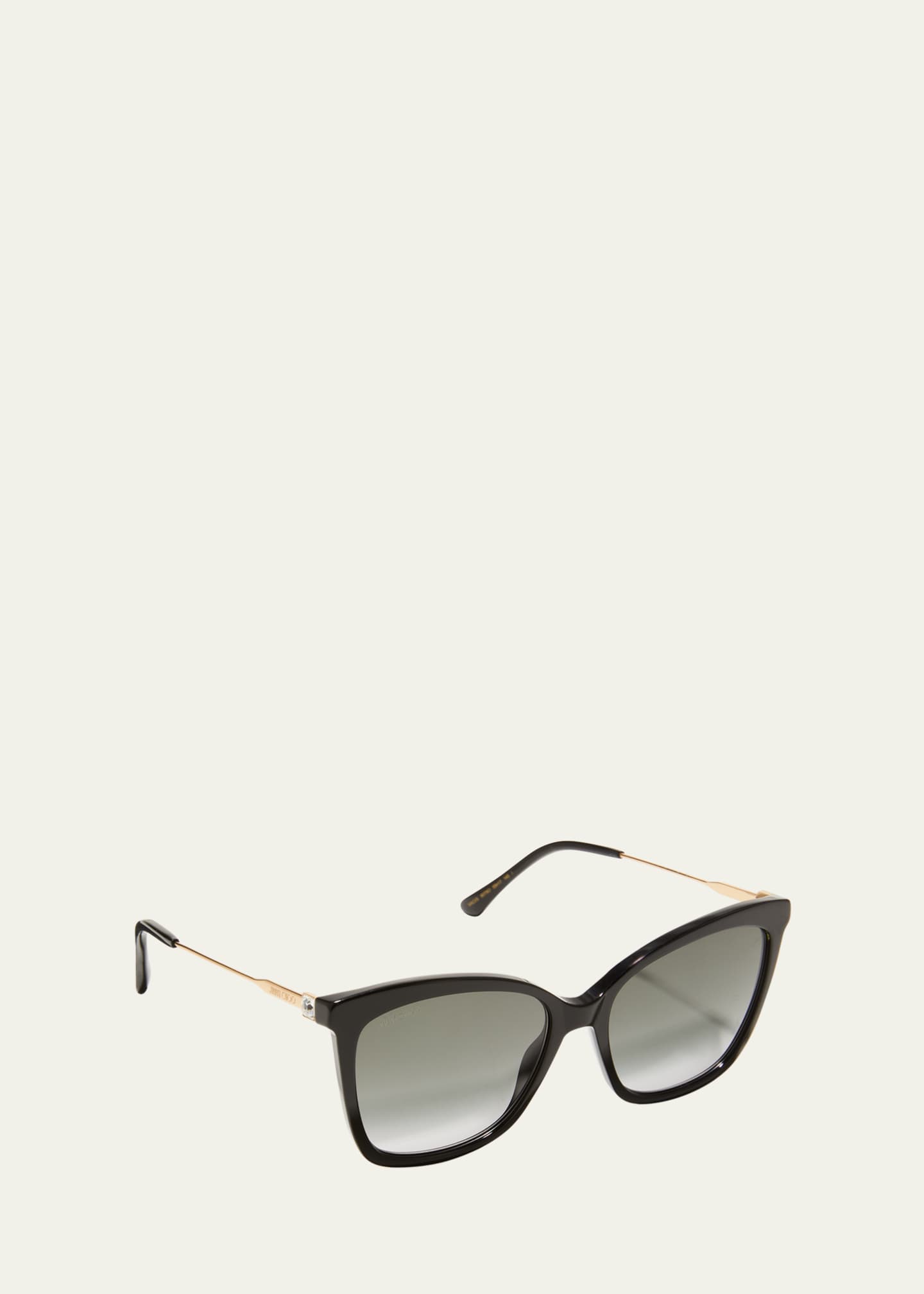 Jimmy Choo Macis Swarovski Crystal Acetate/Metal Butterfly Sunglasses Bergdorf Goodman