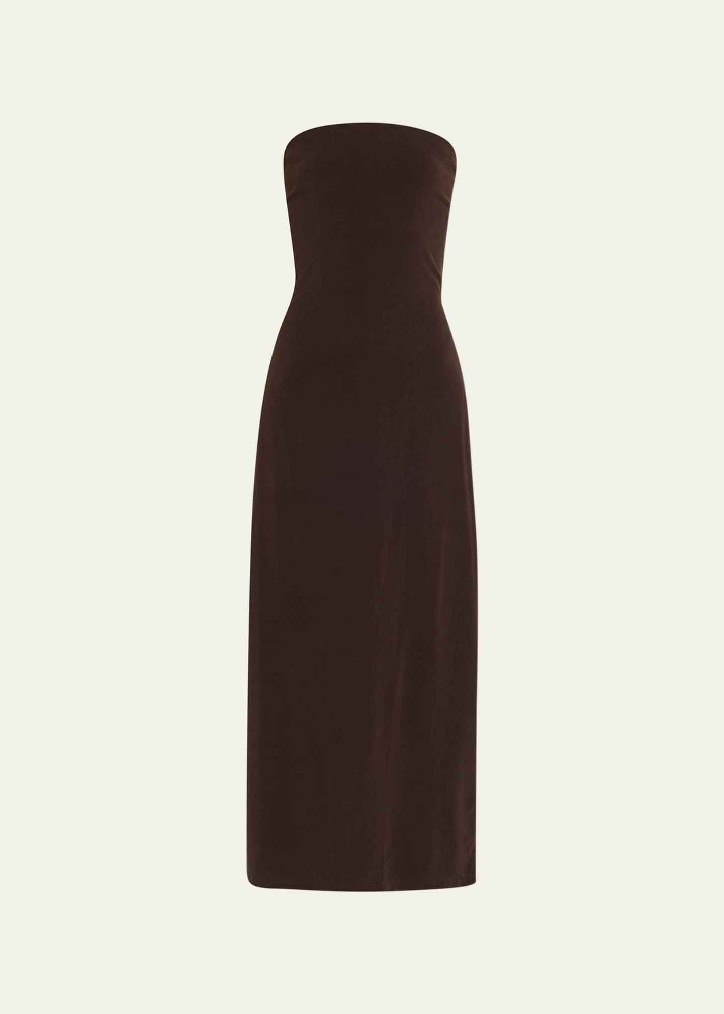 Elke strapless midi sales dress