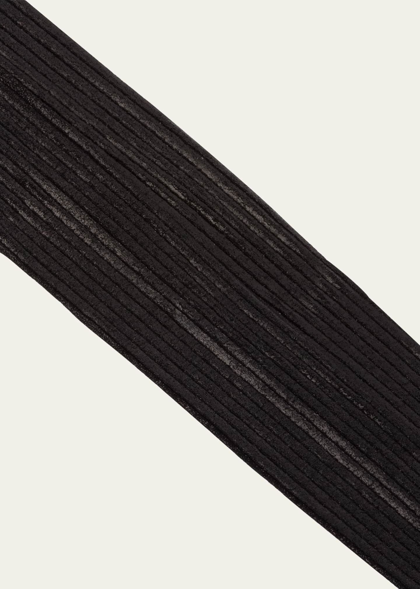Prada Striped Metallic Tights Image 2 of 2