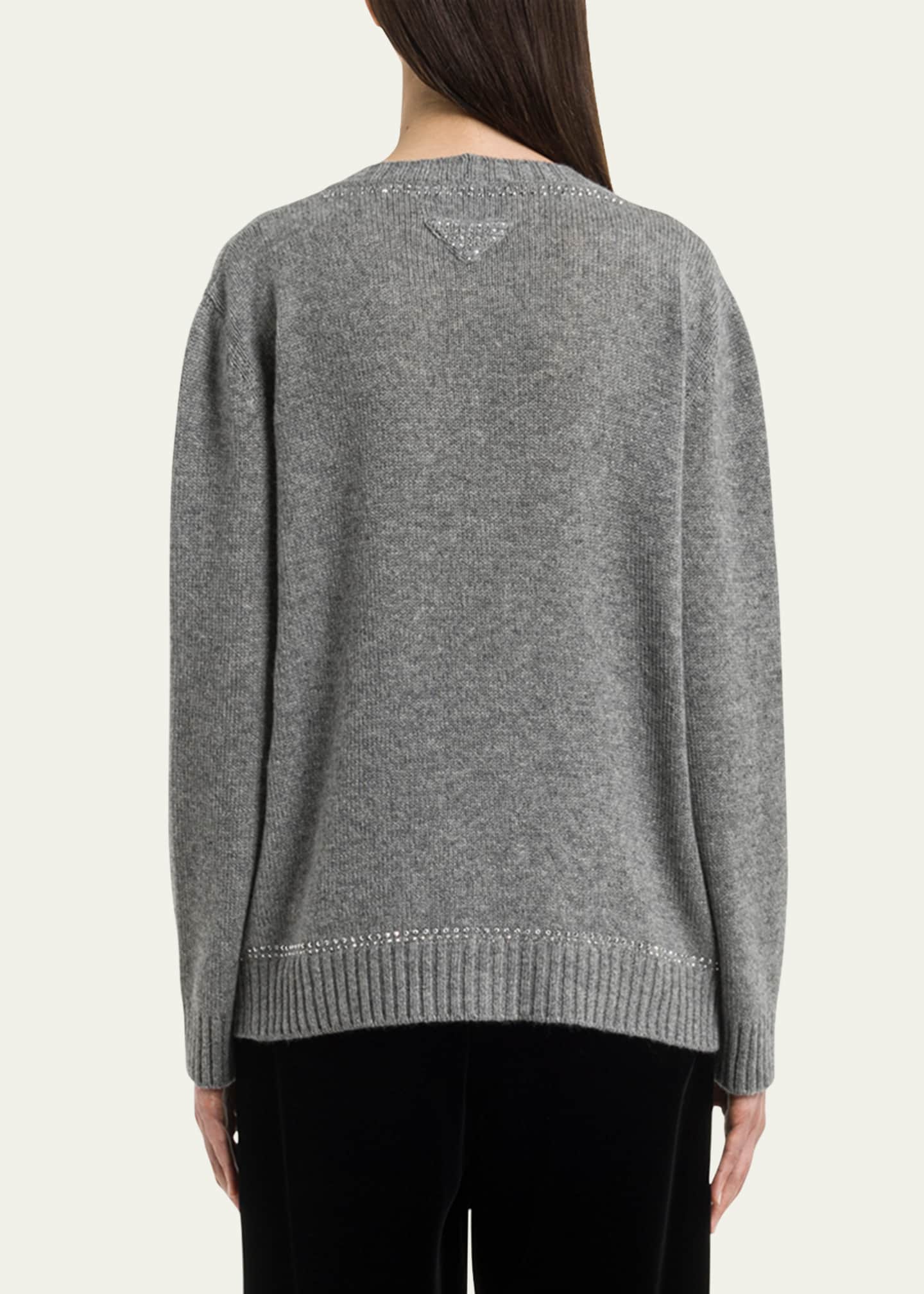Prada cashmere cardigan sales