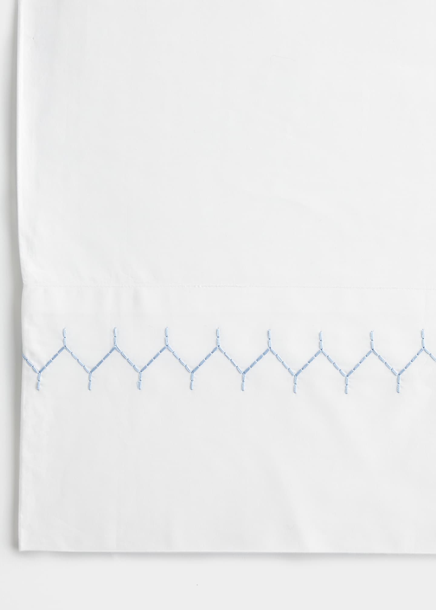 John Robshaw Stitched 300 Thread Count Pillowcases Set of 2, King Image 2 of 2