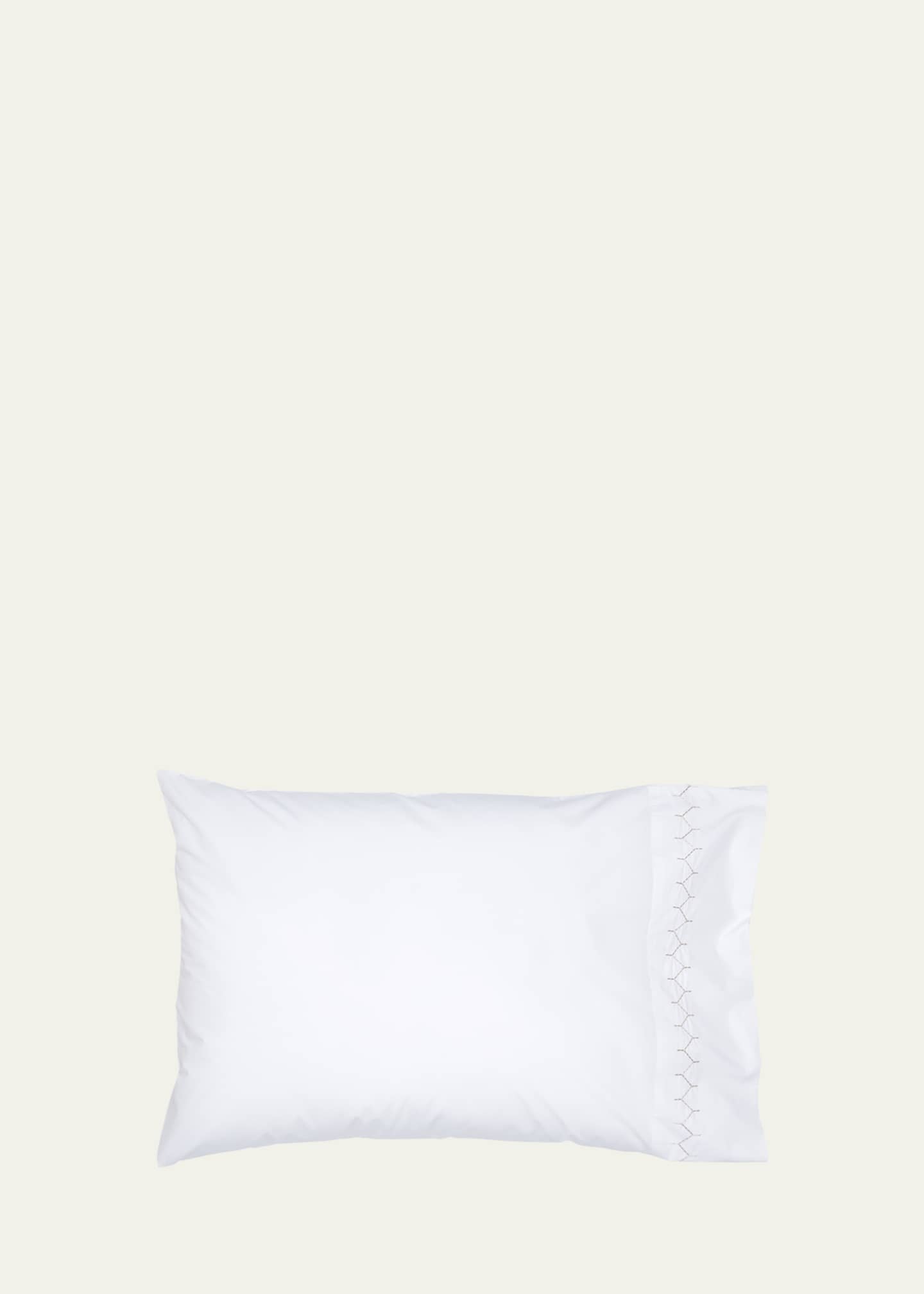 John Robshaw Stitched 300 Thread Count Pillowcases Set of 2, Standard Image 1 of 2