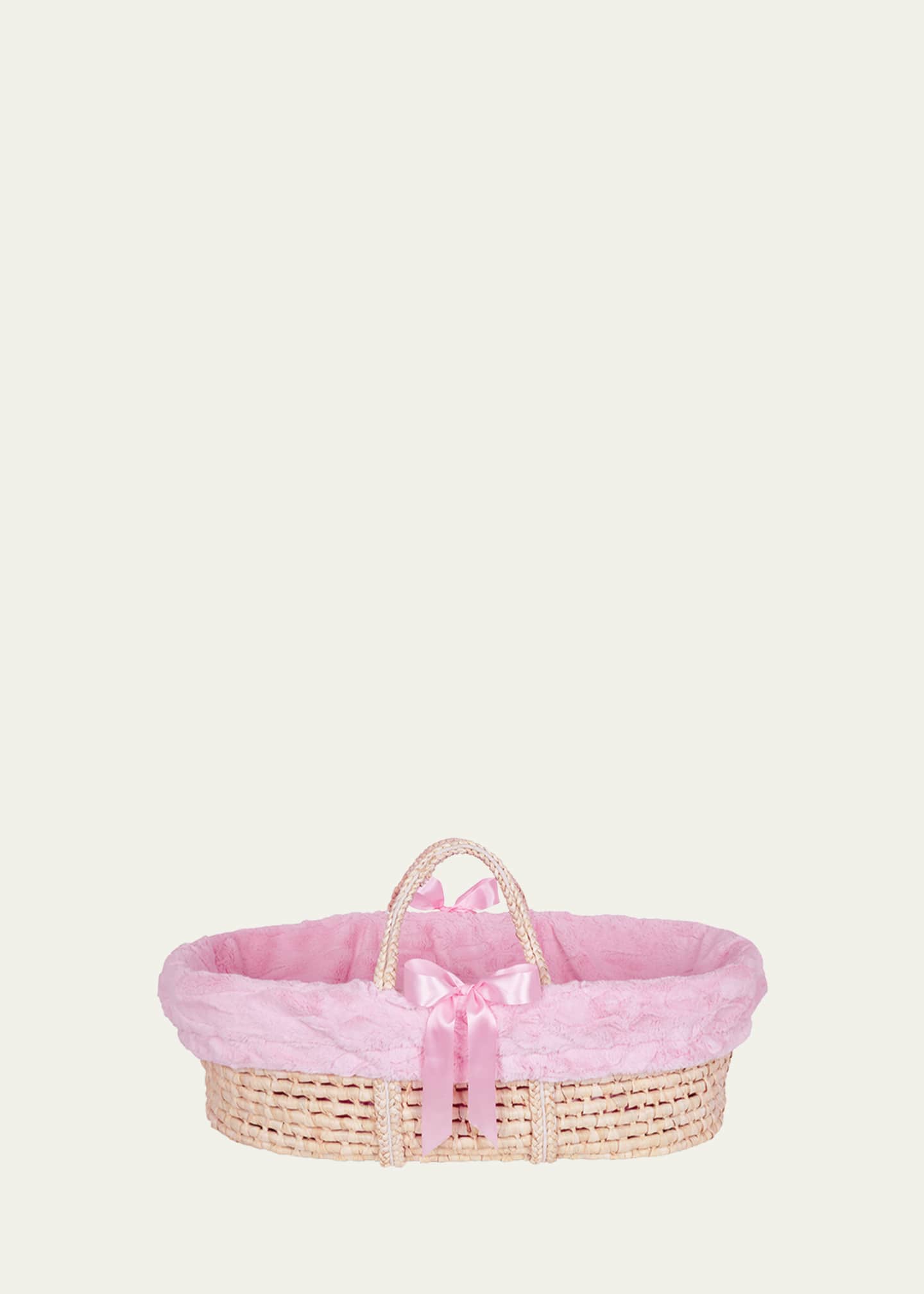 Pink blanket basket clearance