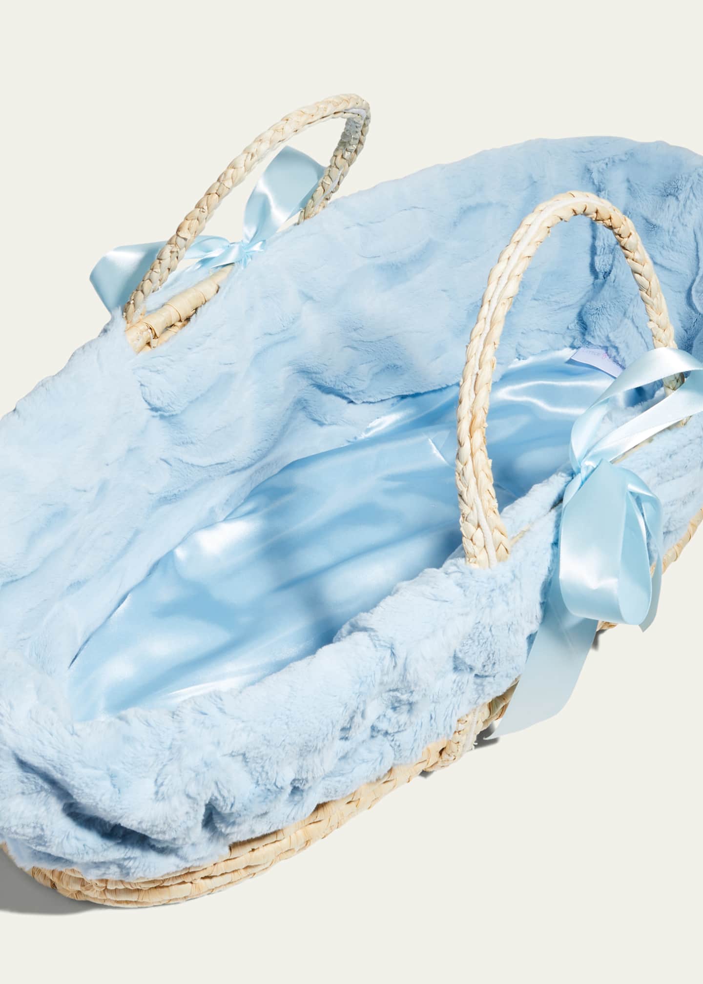 Little Scoops Blue Receiving Blanket And Basket Set Image 3 of 5