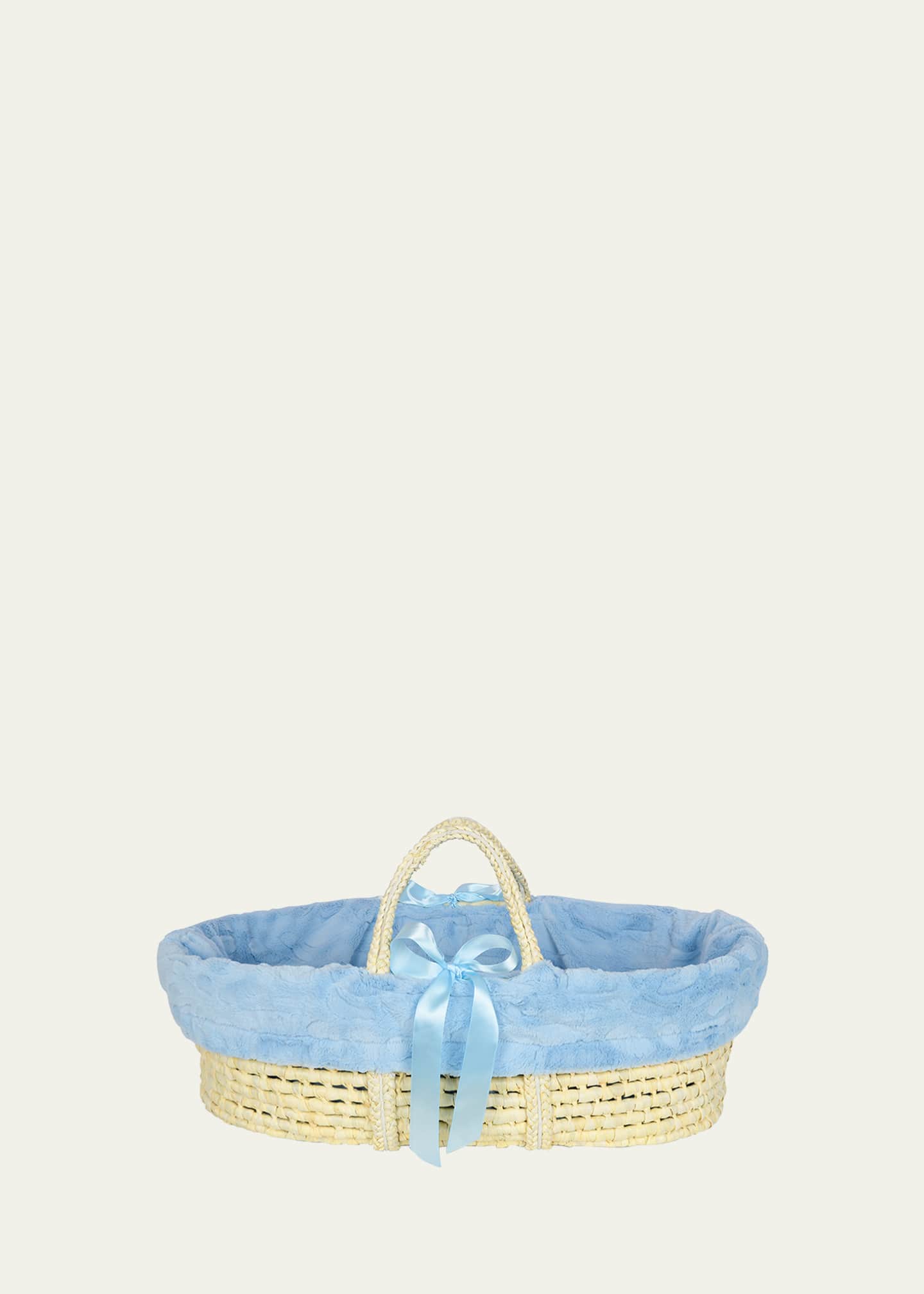 Little Scoops Blue Receiving Blanket And Basket Set Bergdorf Goodman