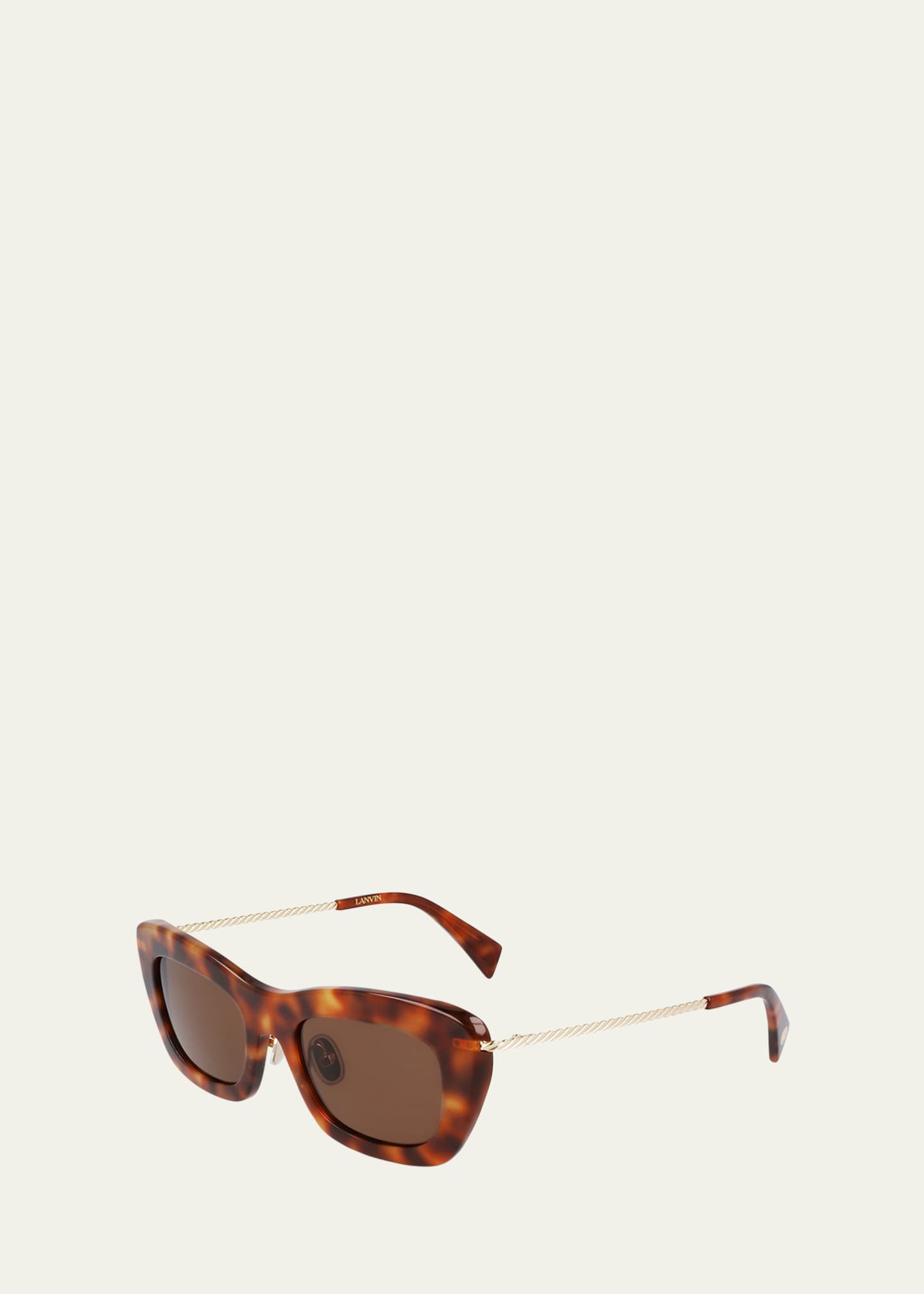 Lanvin Brown Acetate Glasses (Frames)