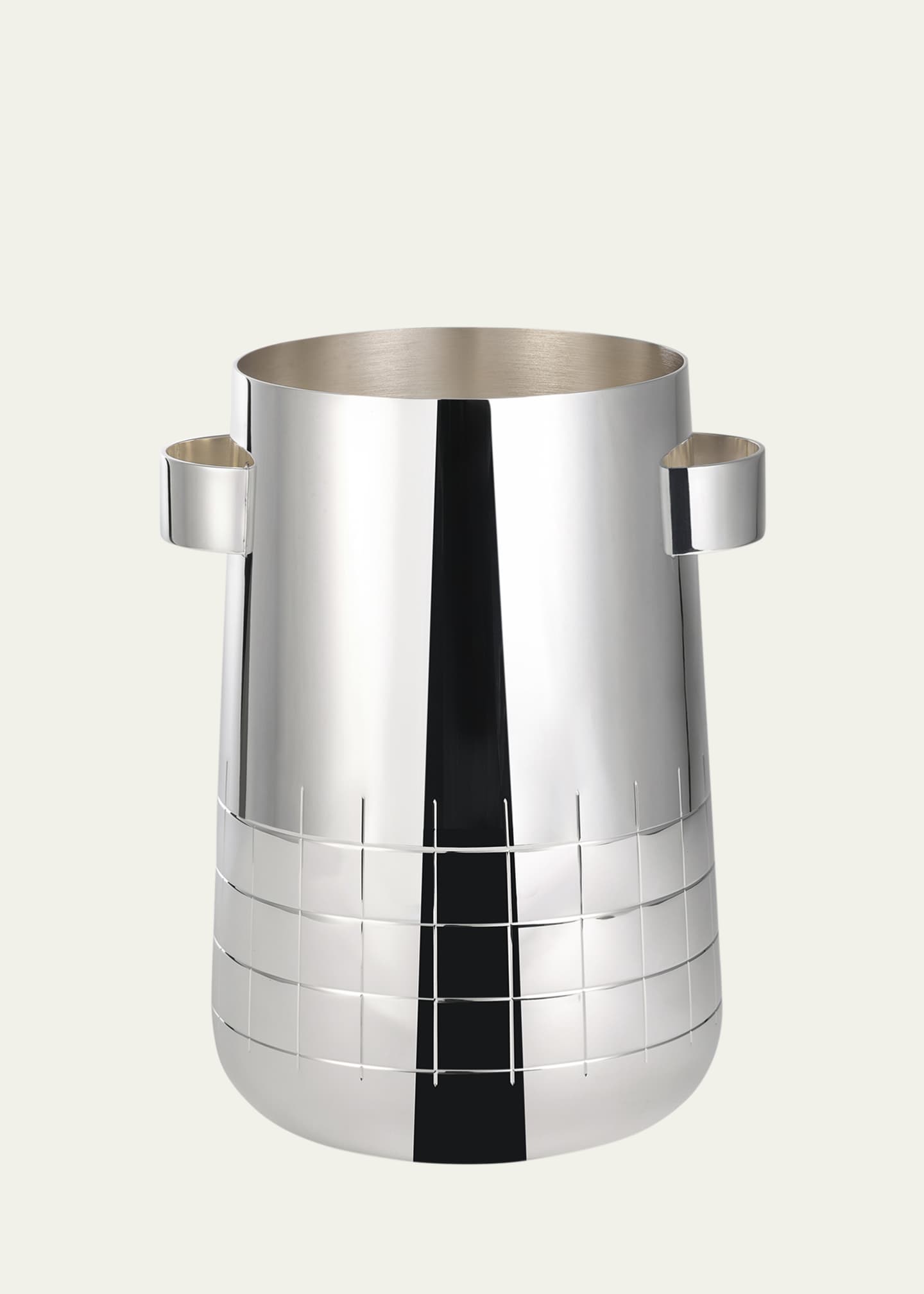 Christofle Graphik Silver-Plated Wine Cooler
