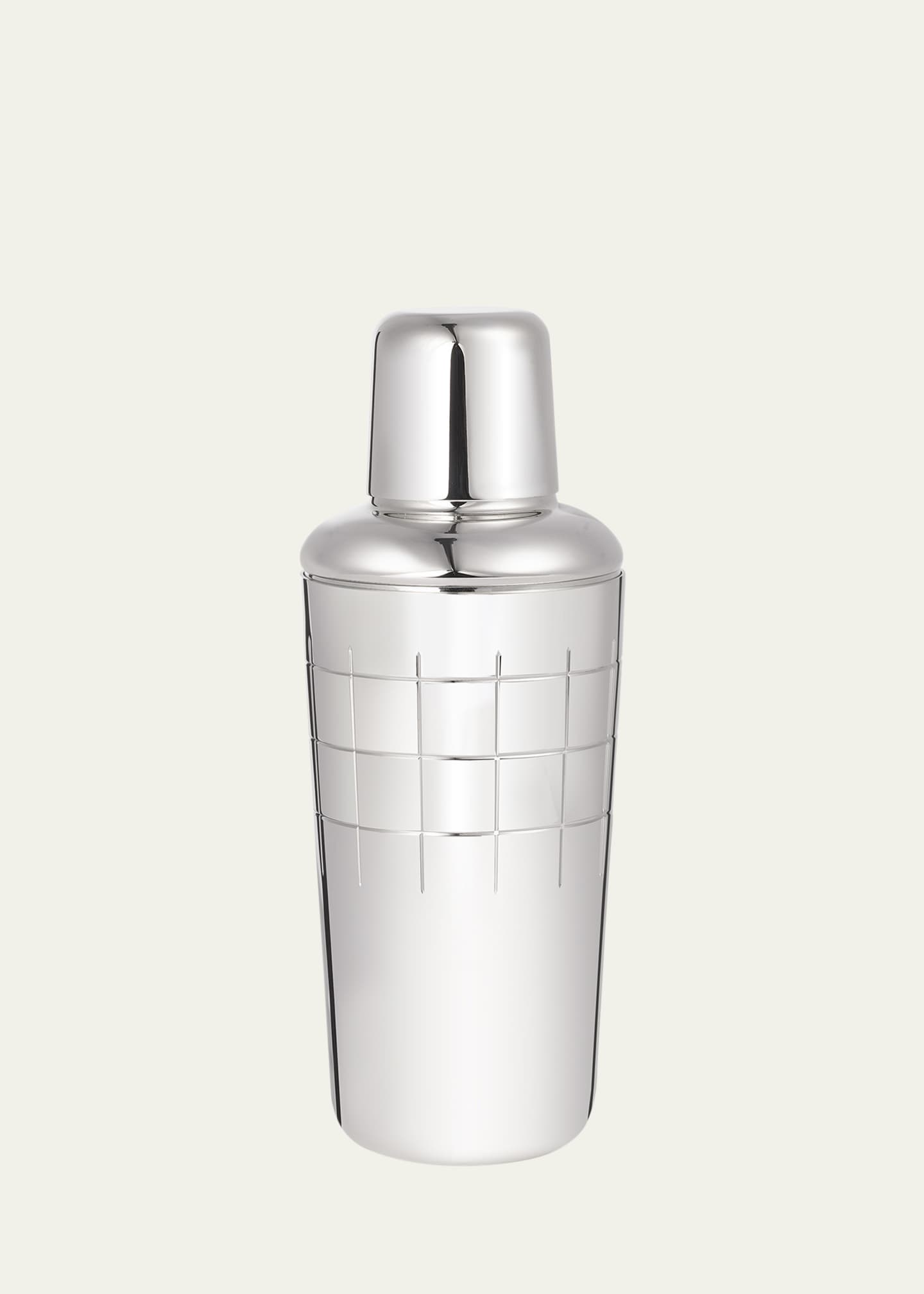 Christofle Graphik Silver-Plated Cocktail Shaker, 16 oz.