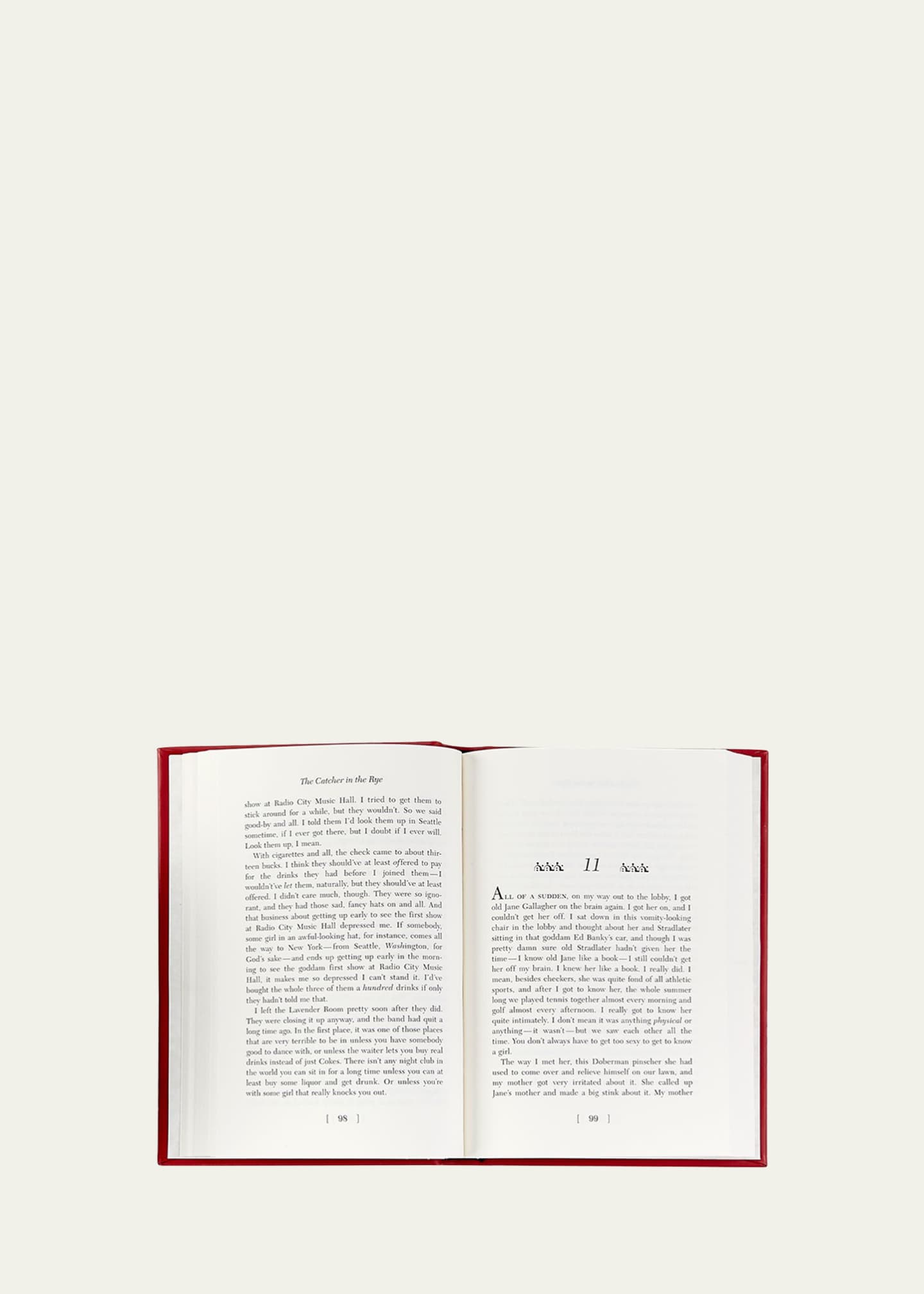 Graphic Image "The Catcher in the Rye" Leather Bound Book by J.D. Salinger Image 5 of 5