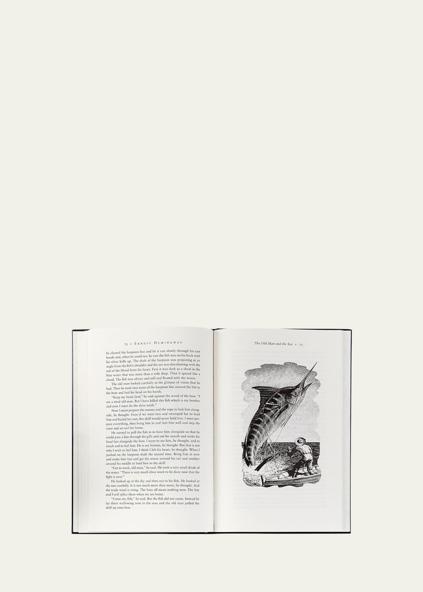 Graphic Image "The Old Man and the Sea" Book by Ernest Hemingway Image 5 of 5