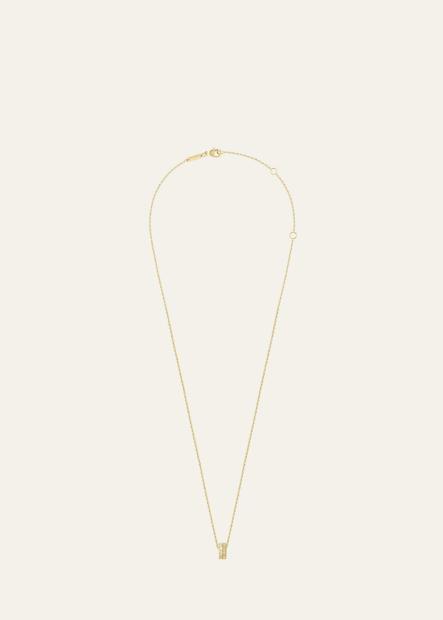 Boucheron 18k Yellow Gold Quatre Radiant Edition Diamond Pendant Image 3 of 4