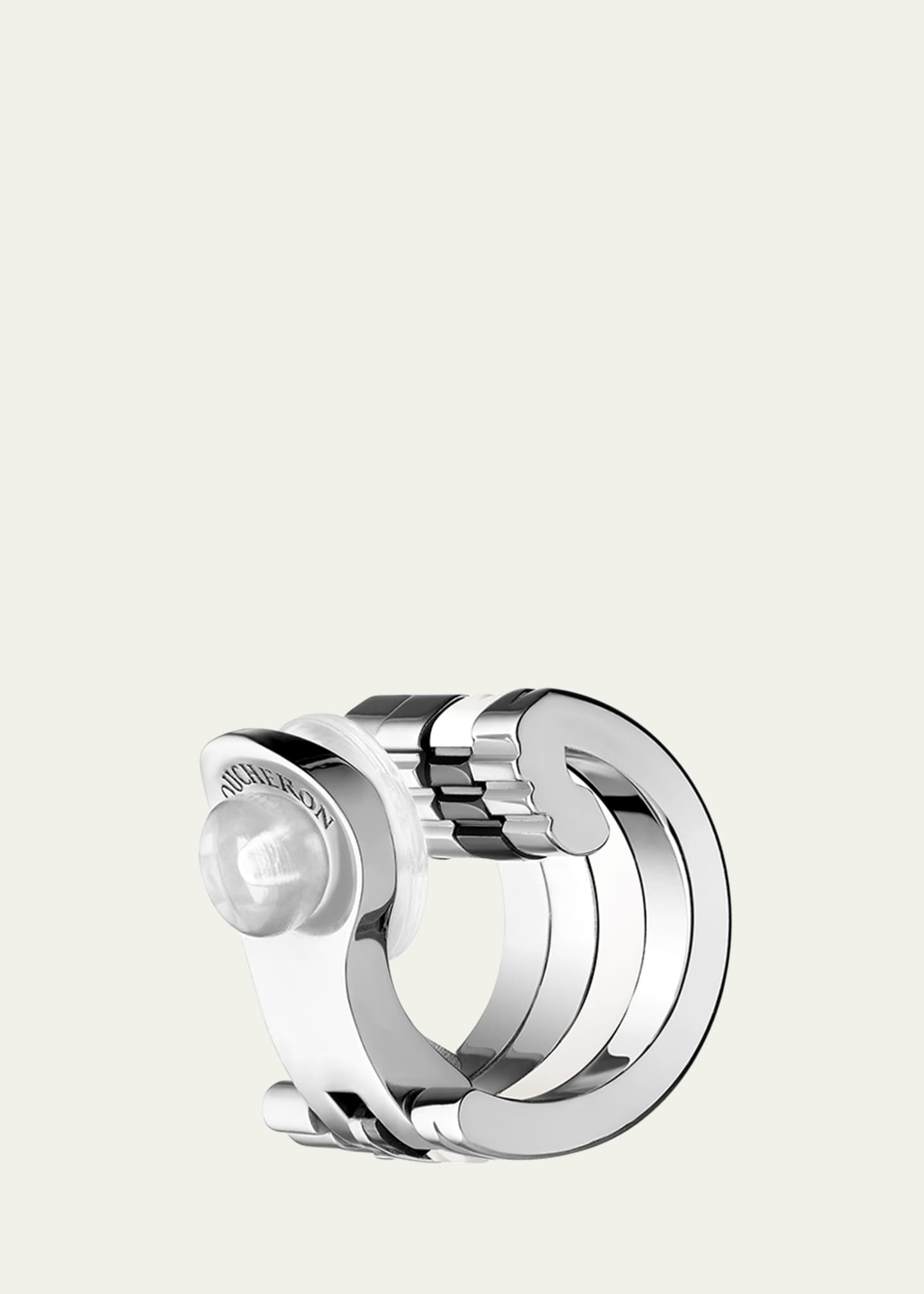 Boucheron White Gold Quatre Diamond Black Edition Ear Clip, Single Image 4 of 4