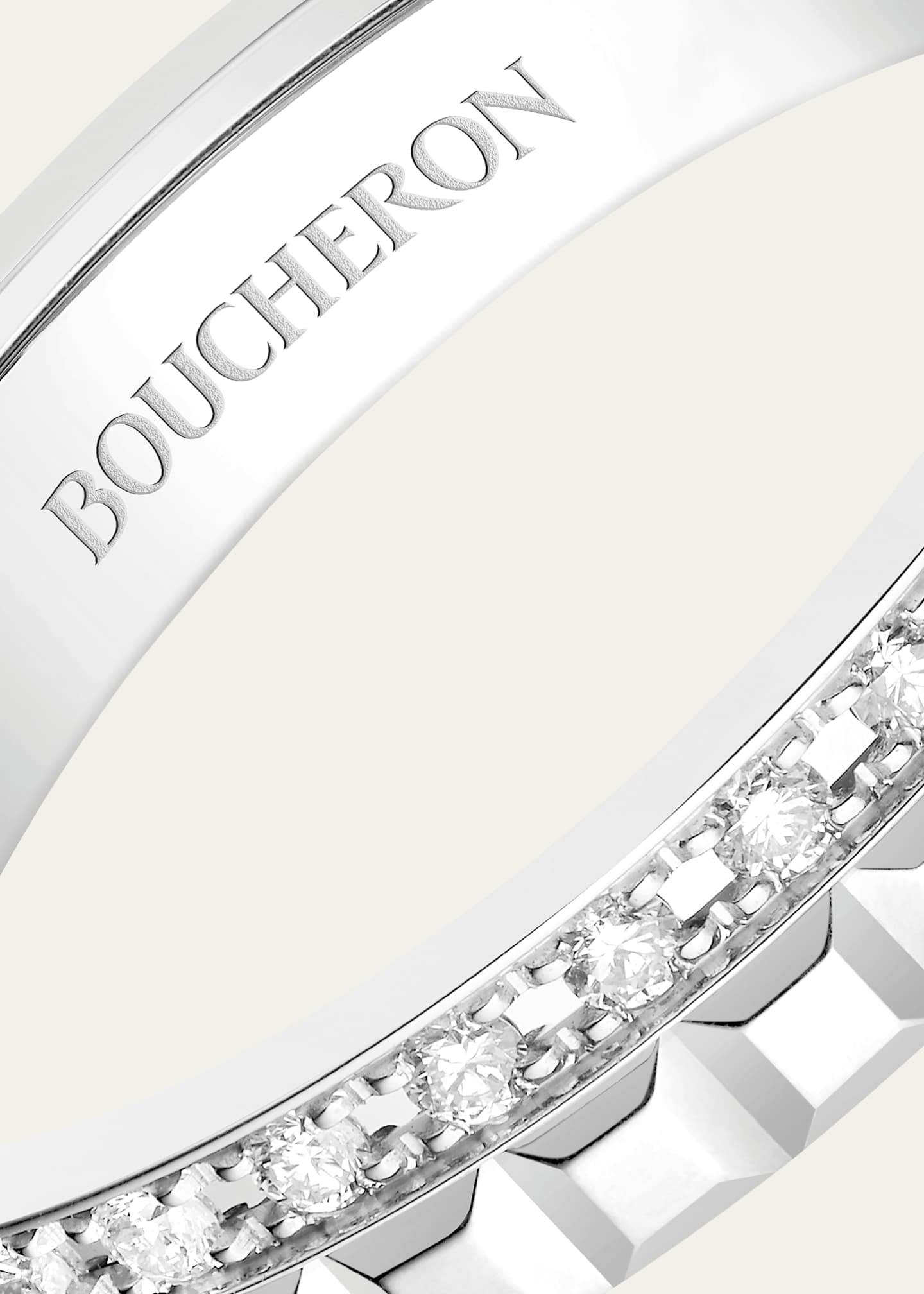 Boucheron White Gold Quatre Diamond Ring Image 4 of 4