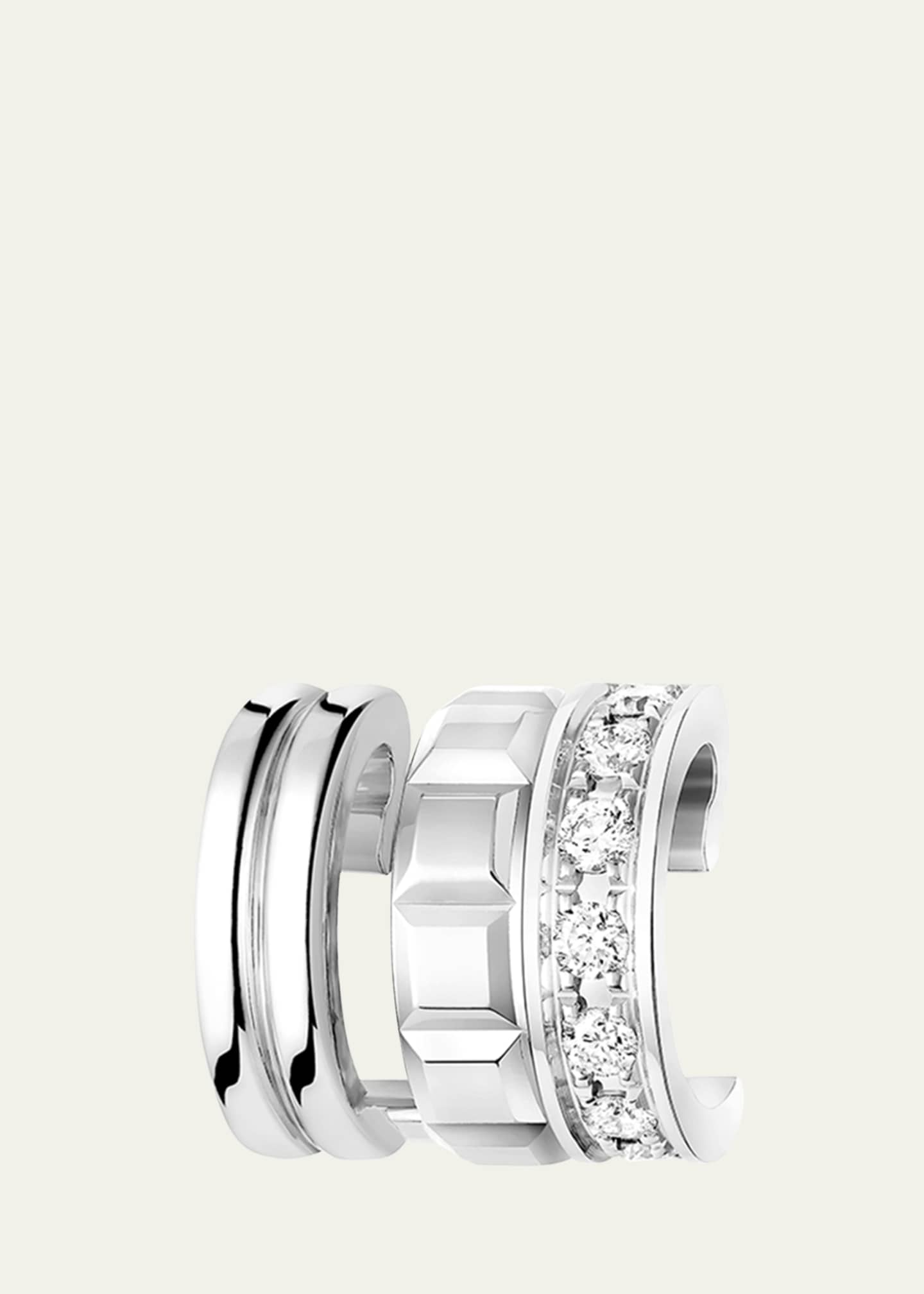 Boucheron White Gold Quatre Radiant Diamond Ear Clip, Single Image 1 of 4